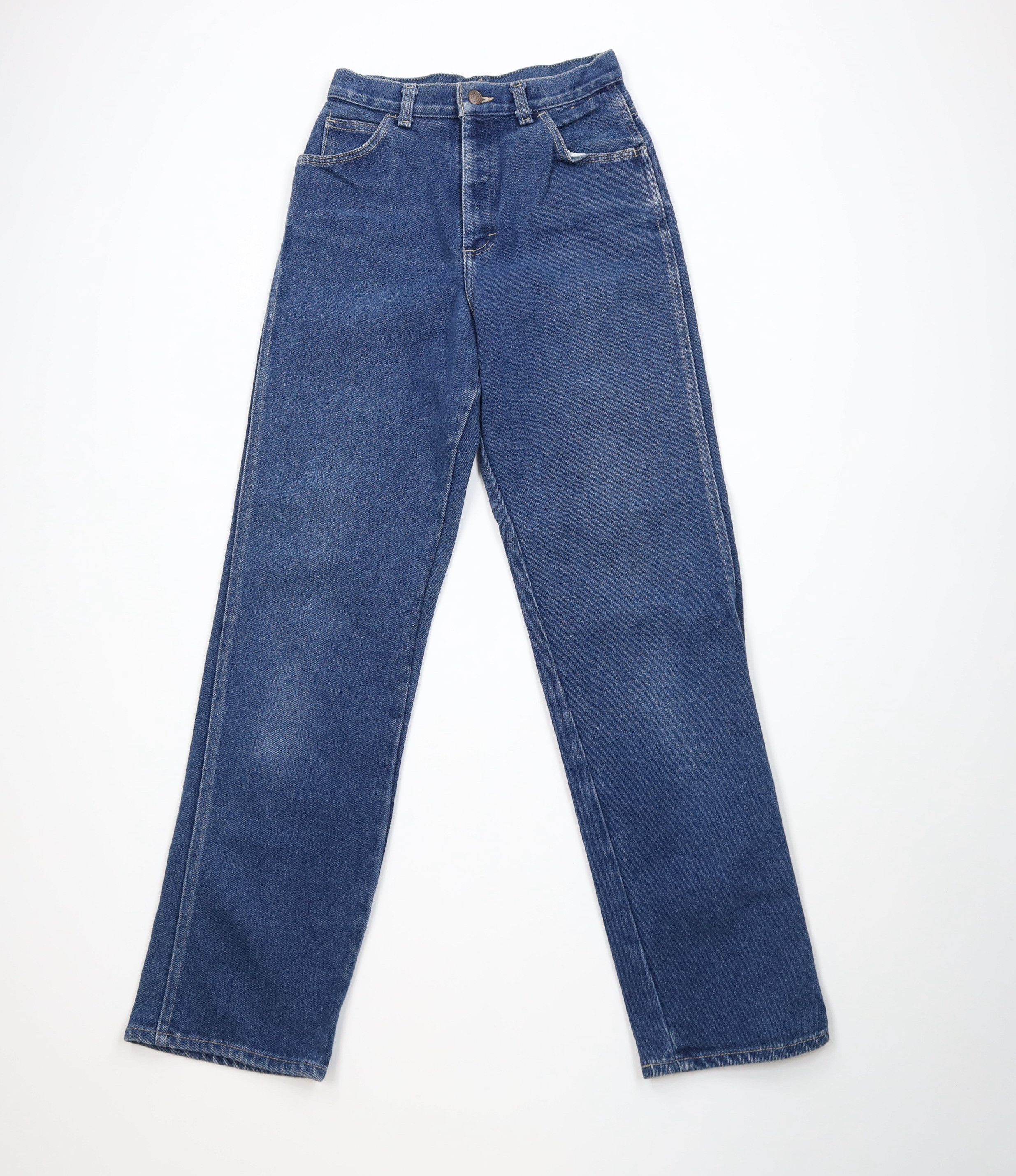 Vintage Vintage 70s Streetwear Straight Leg Denim Jeans Blue USA Size 34" / US 12 / IT 48 - 1 Thumbnail