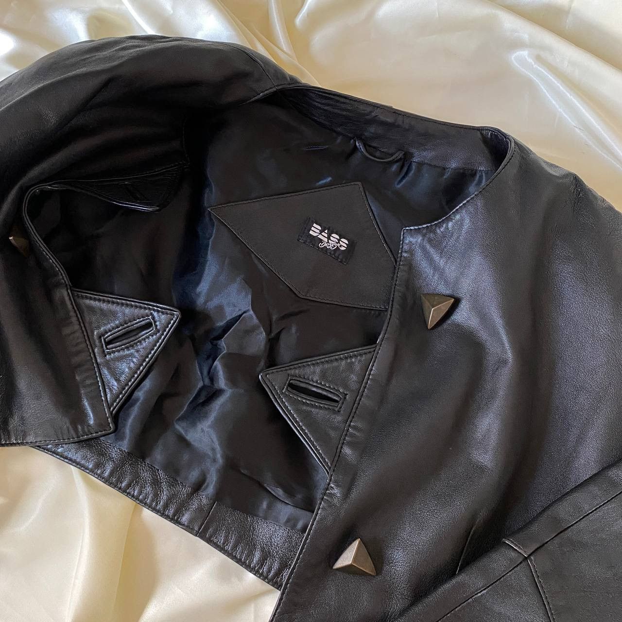 Vintage Vintage leather crop oversized jacket Size S / US 4 / IT 40 - 7 Thumbnail