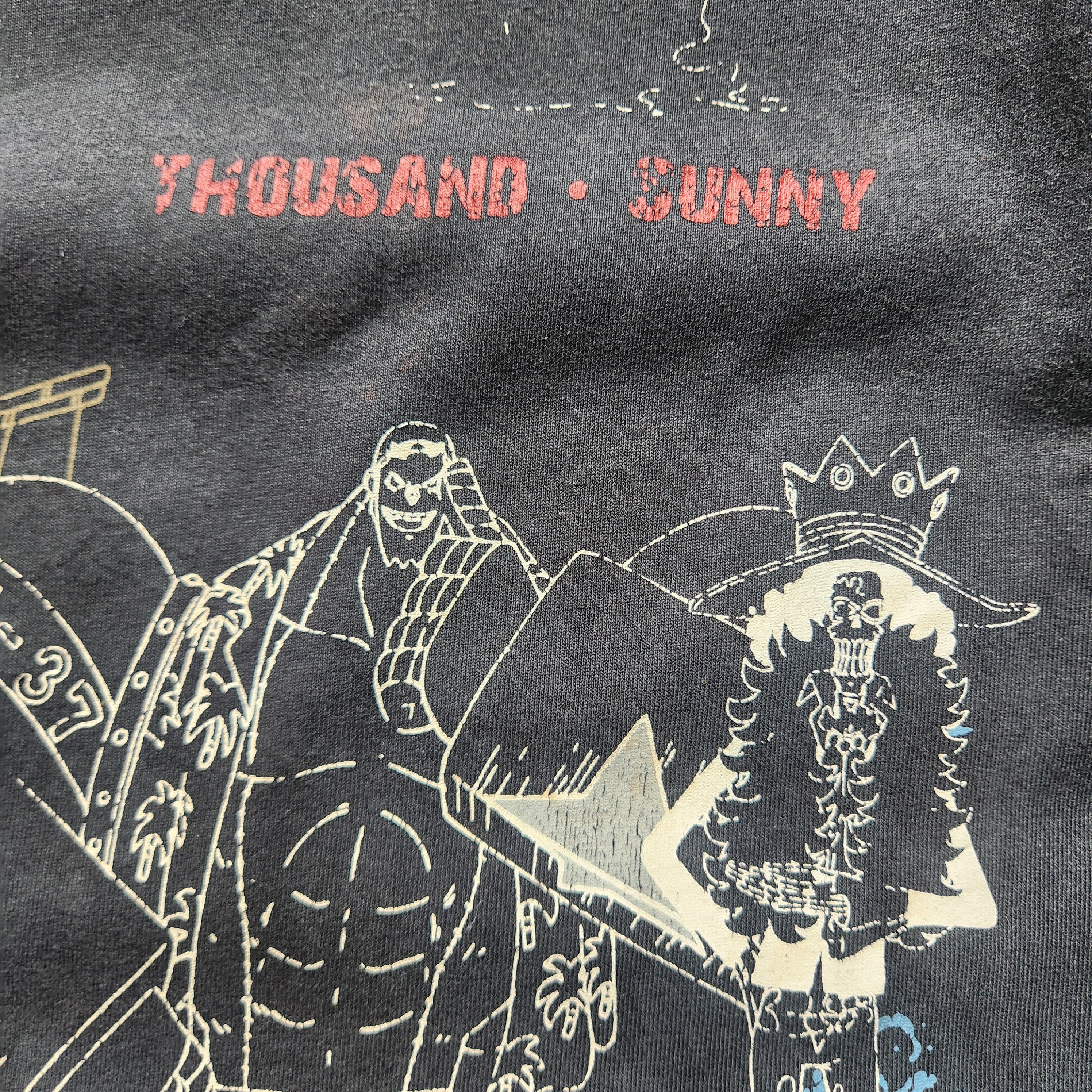 One Piece × Vintage Vintage Japan One Piece Anime Long Sleeves TShirt Size US M / EU 48-50 / 2 - 11 Thumbnail