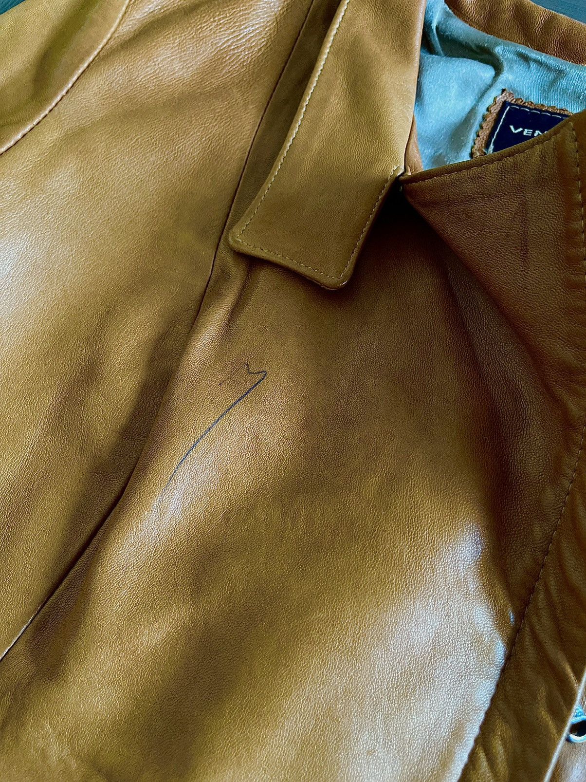 Other 90s Vintage Leather Jacket Size M / US 6-8 / IT 42-44 - 9 Thumbnail
