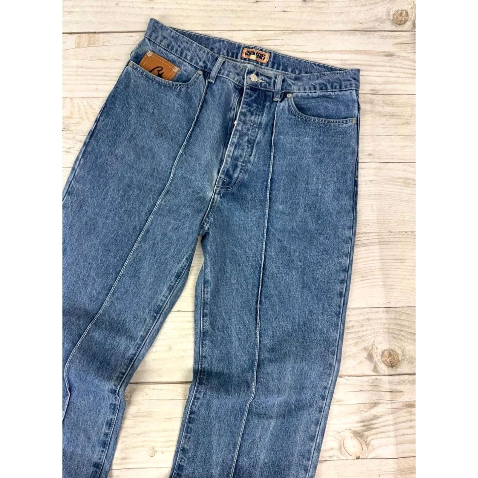 Corteiz Corteiz C Star Jeans Men Size 34 Blue Jeans Mens 34 Waist 34 Inseam 34in 8.86in Knee 9.84in Front Rise Knee 12.2in Waist 17.72in 45cm 88cm 25cm 34cm Size US 34 / EU 50 - 3 Thumbnail