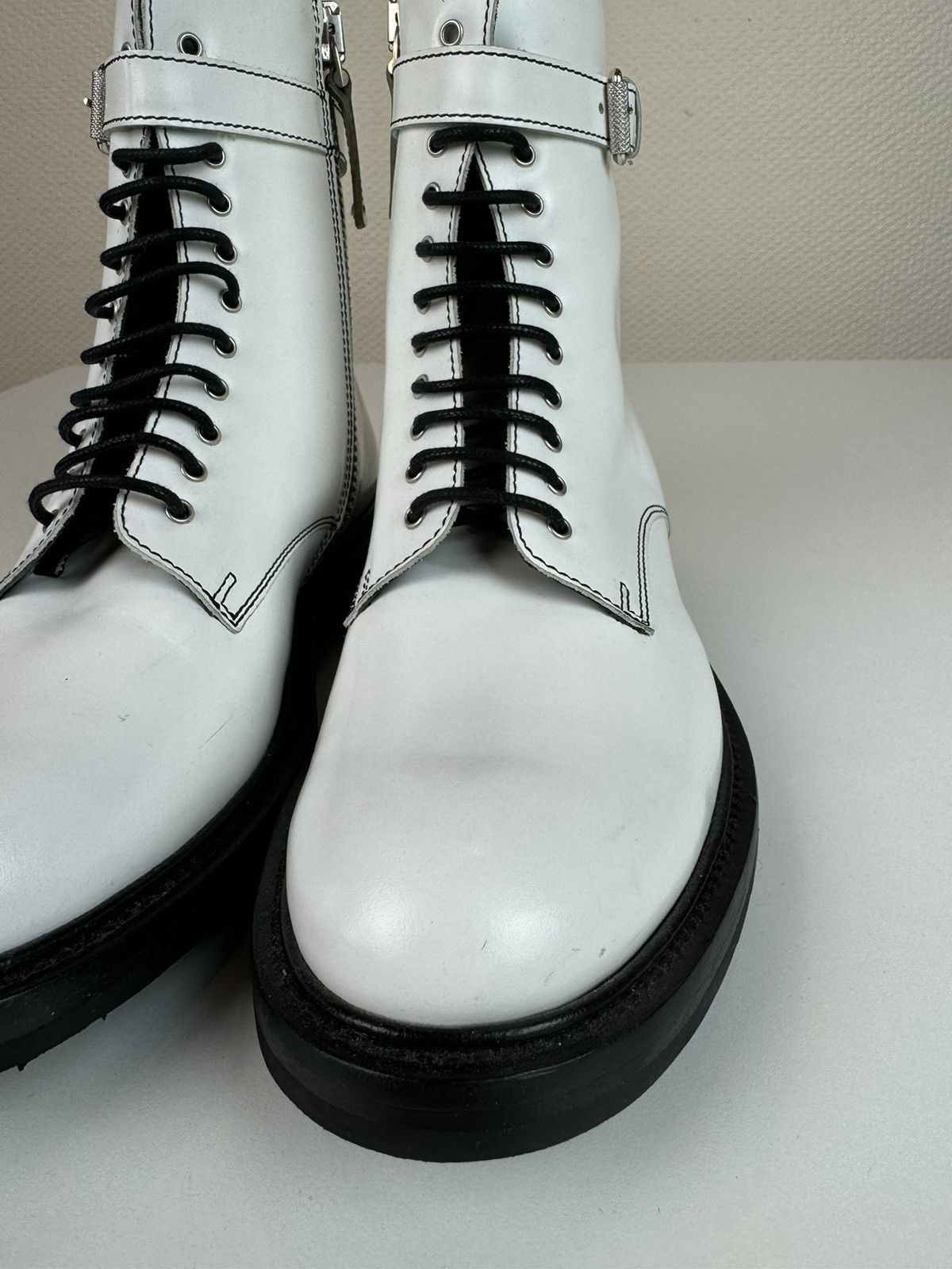 Belstaff Belstaff Finley biker moto lace up boots patent leather 36 Size US 6 / IT 36 - 12 Thumbnail