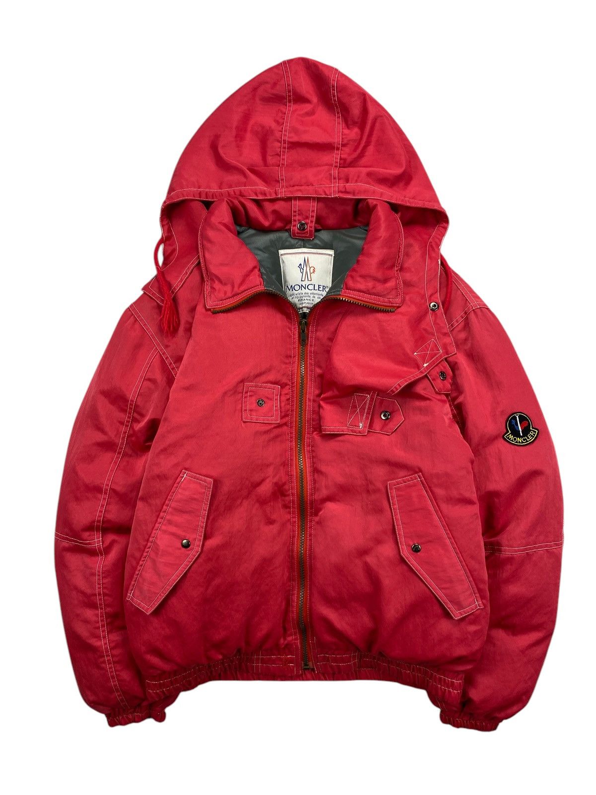 Moncler Moncler Down Puffer Red Jacket Size US M / EU 48-50 / 2 - 2 Thumbnail