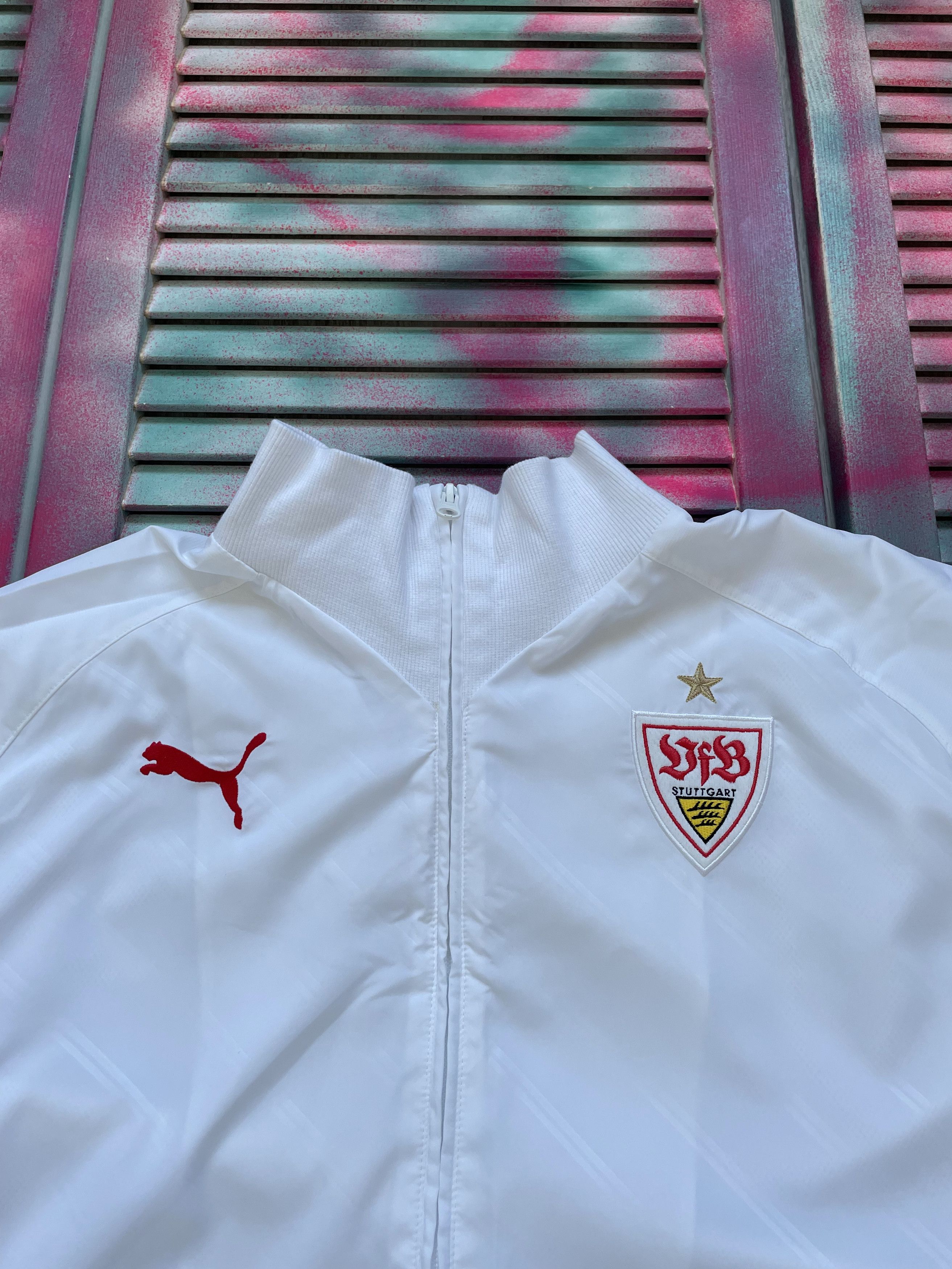 Puma Vintage Stuttgart Puma Track Football Jacket Size US L / EU 52-54 / 3 - 2 Thumbnail