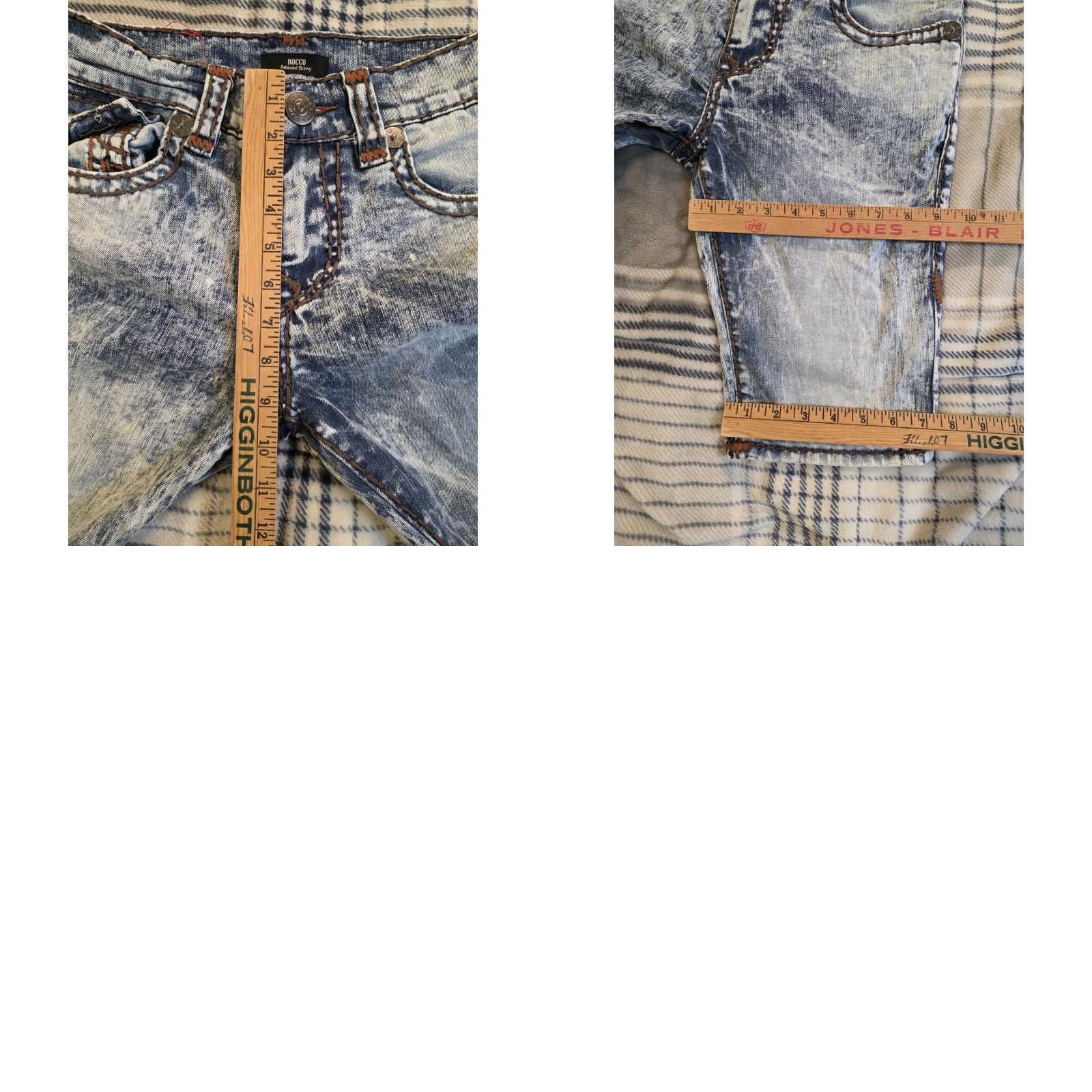 True Religion VINTAGE True Religion Rocco Relaxed Bermuda Shorts Men 29 Blue Acid Wash Flap Pocket Embroidered Logo Pockets USA Hip Hop Summer 29 Mens Size US 29 - 9 Thumbnail