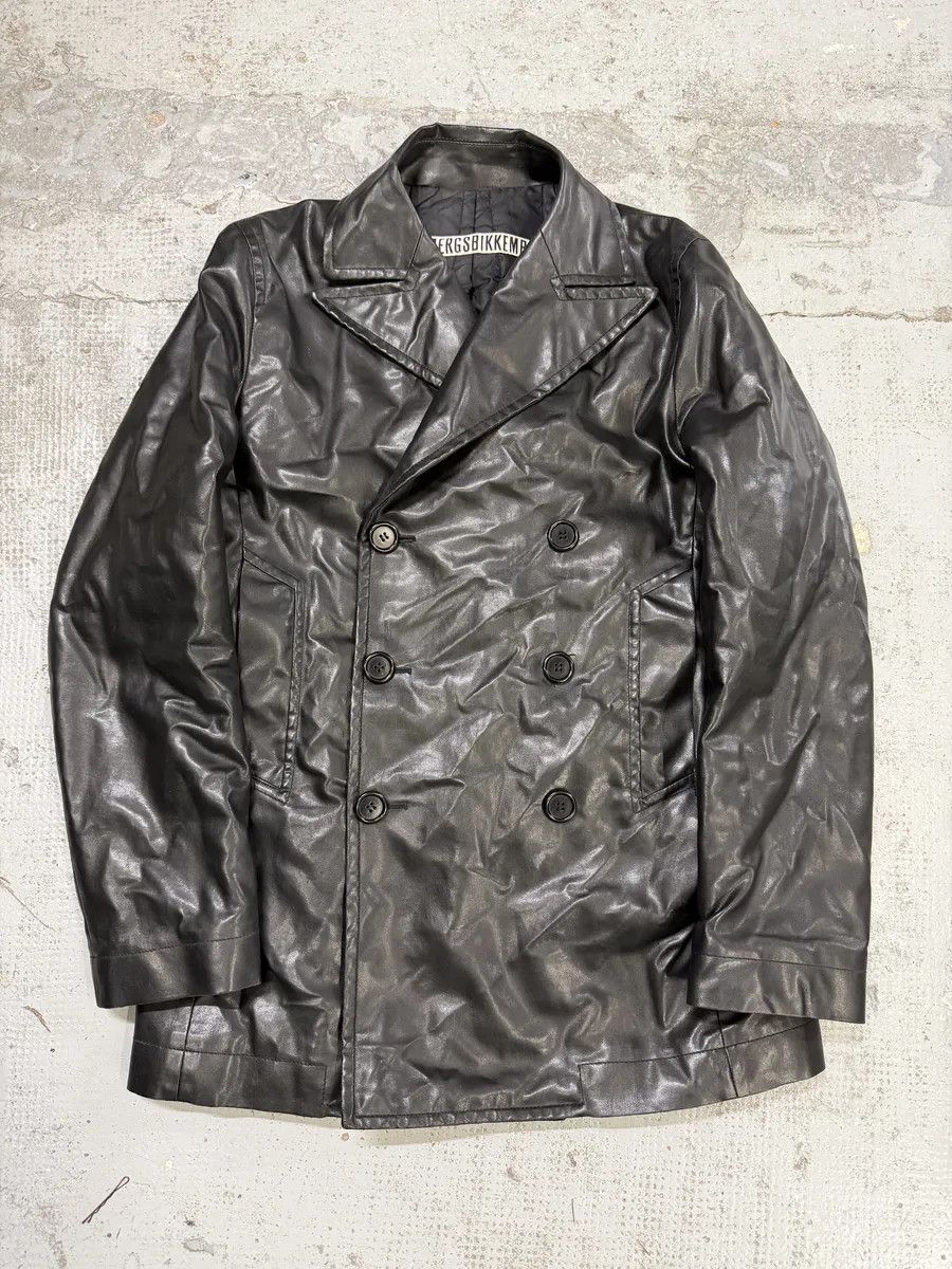 Dirk Bikkembergs 2000s Bikkembergs Black Faux Leather Buttoned Jacket Size US M / EU 48-50 / 2 - 1 Thumbnail