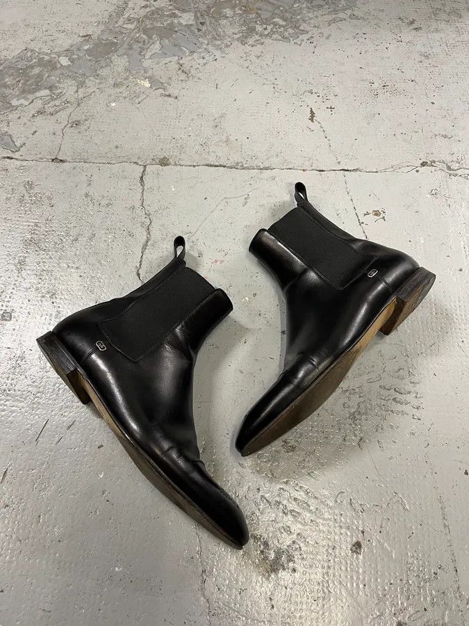 Gucci Gucci Black Leather Chelsea Boots Size US 10.5 / EU 43-44 - 2 Thumbnail