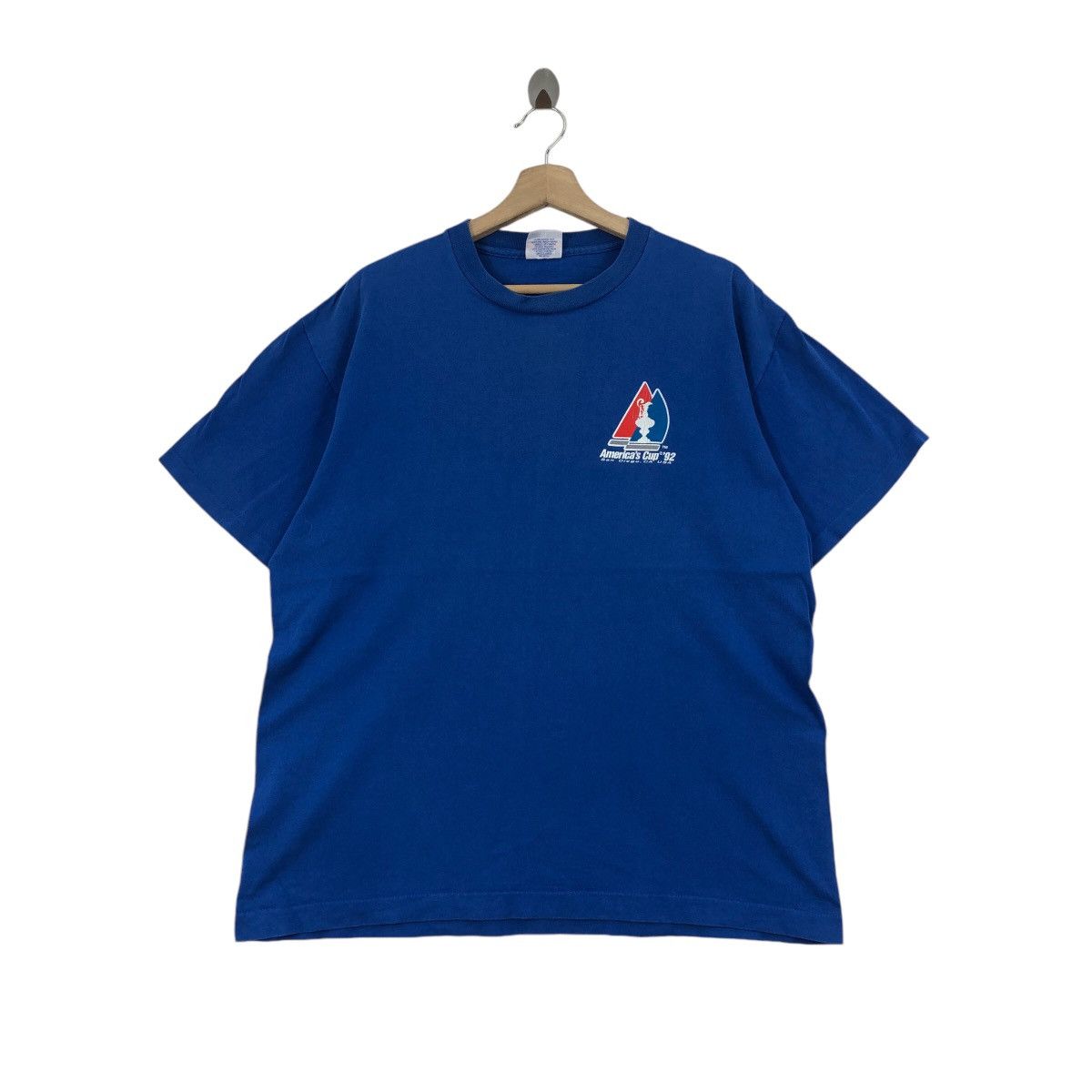 Vintage Vintage AMERICAN CUP ‘92 San Diego CA Usa Tee Shirt Size US XL / EU 56 / 4 - 1 Thumbnail