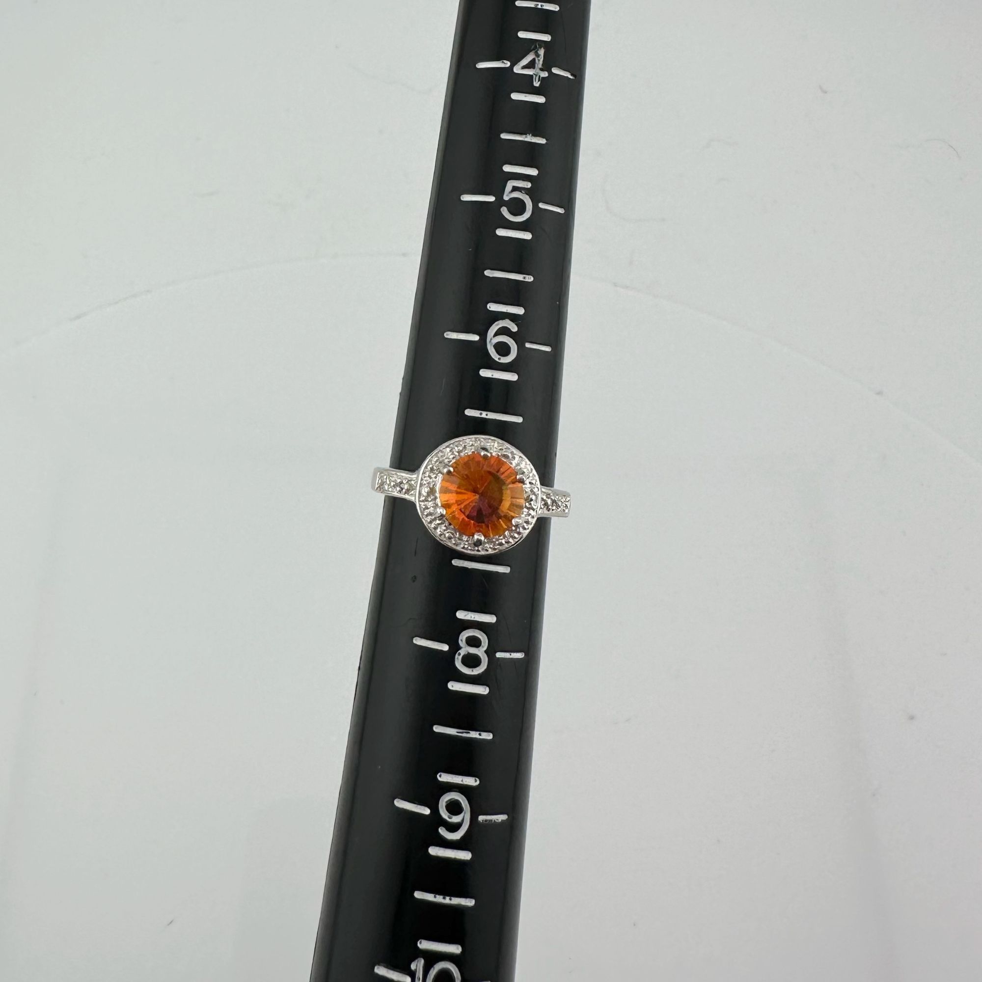 Other Beautiful 2.11 Carat Golden Citrine Ring with Small Diamond Size ONE SIZE - 17 Thumbnail