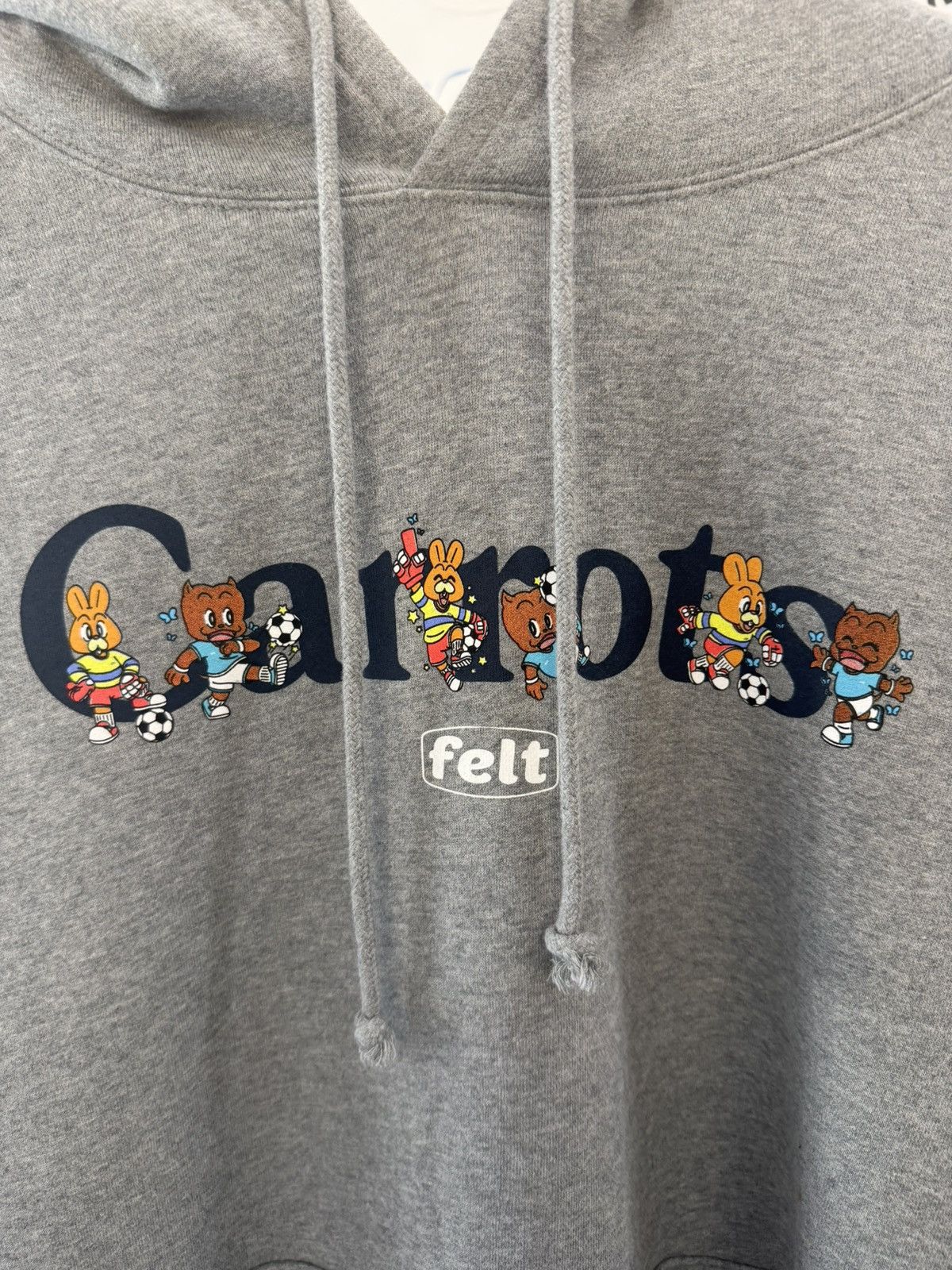 FELT FELT x Carrots by Anwar Carrot “Wordmark” Heather Gry Hoodie Size US XL / EU 56 / 4 - 2 Thumbnail