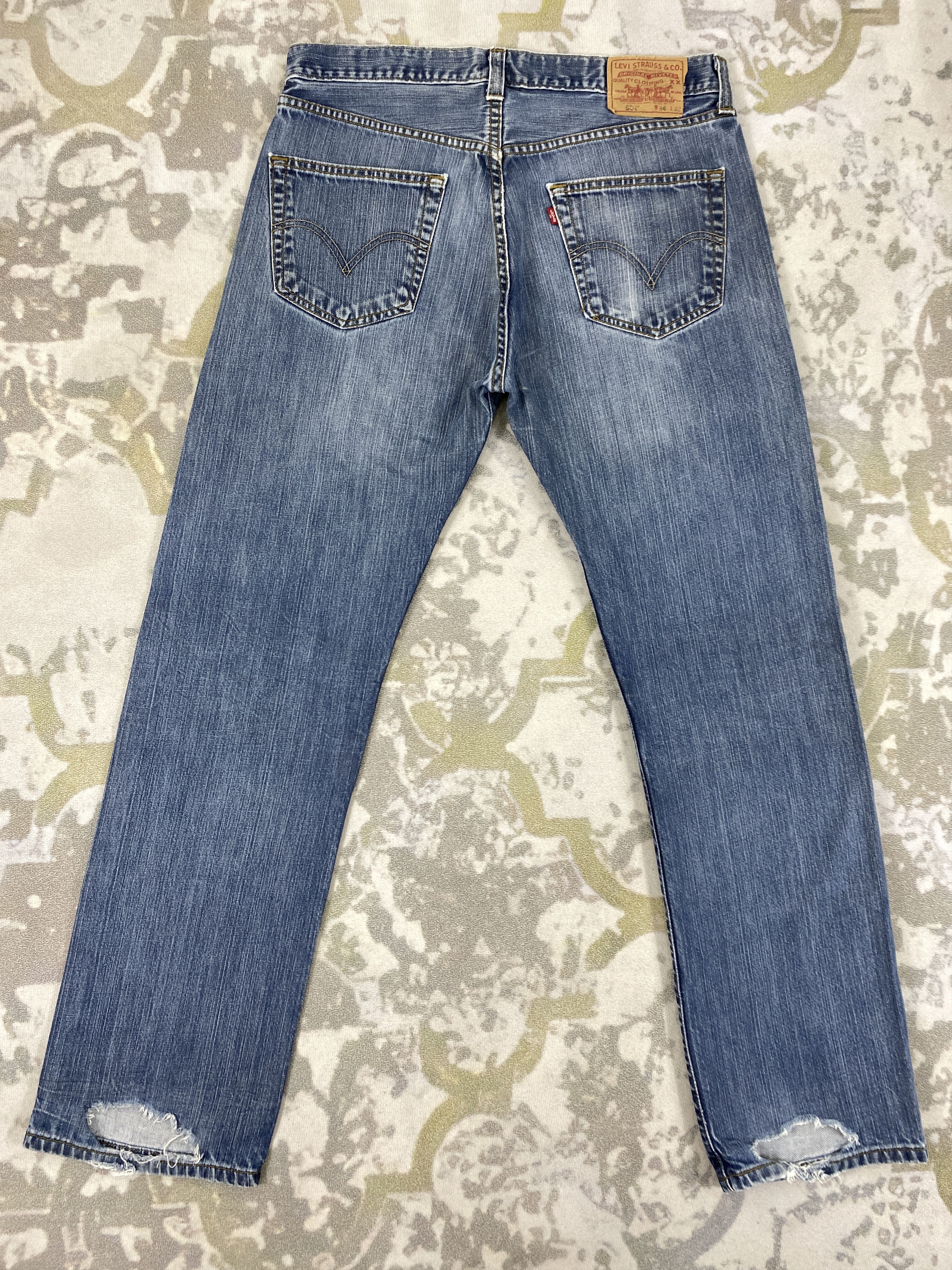 Levi's Dark Blue Vintage Levi's 501 Jeans 34x31.5 Denim -JN1602 Size US 34 / EU 50 - 2 Thumbnail
