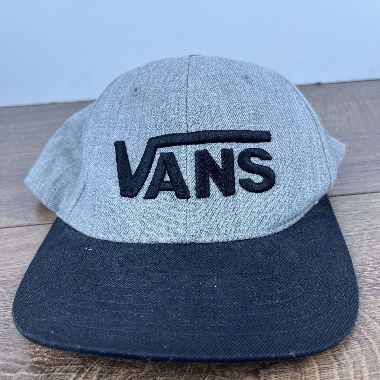 Vans VANS Snapback Hat Vans Gray Hat Adjustable Adult Size Hat Gr Size ONE SIZE - 2 Thumbnail