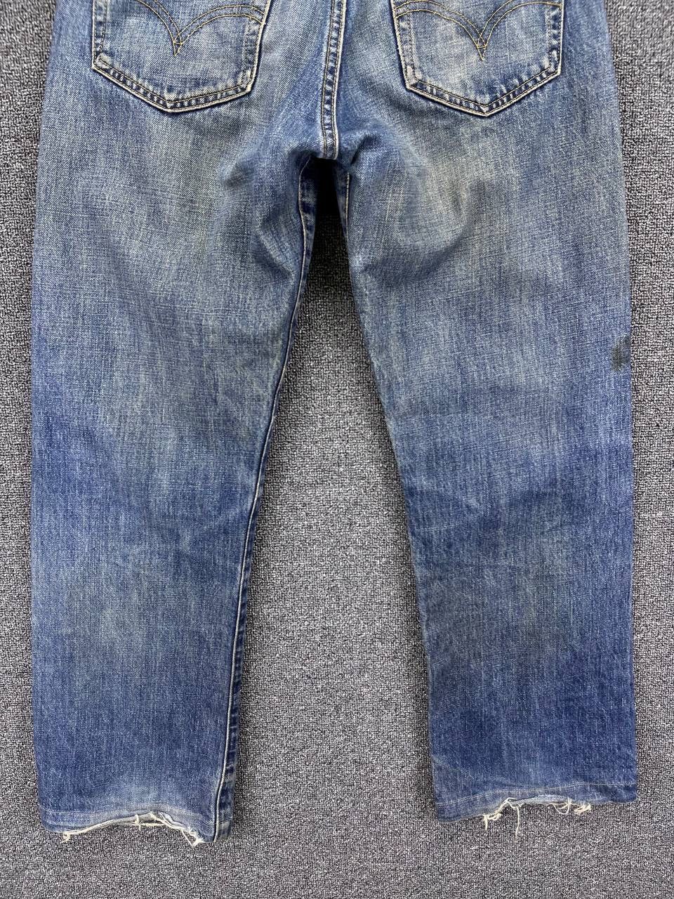 Levi's Vintage 90’s LEVIS 702xx Big E Selvedge Redline Buckle Back Size US 29 - 6 Thumbnail