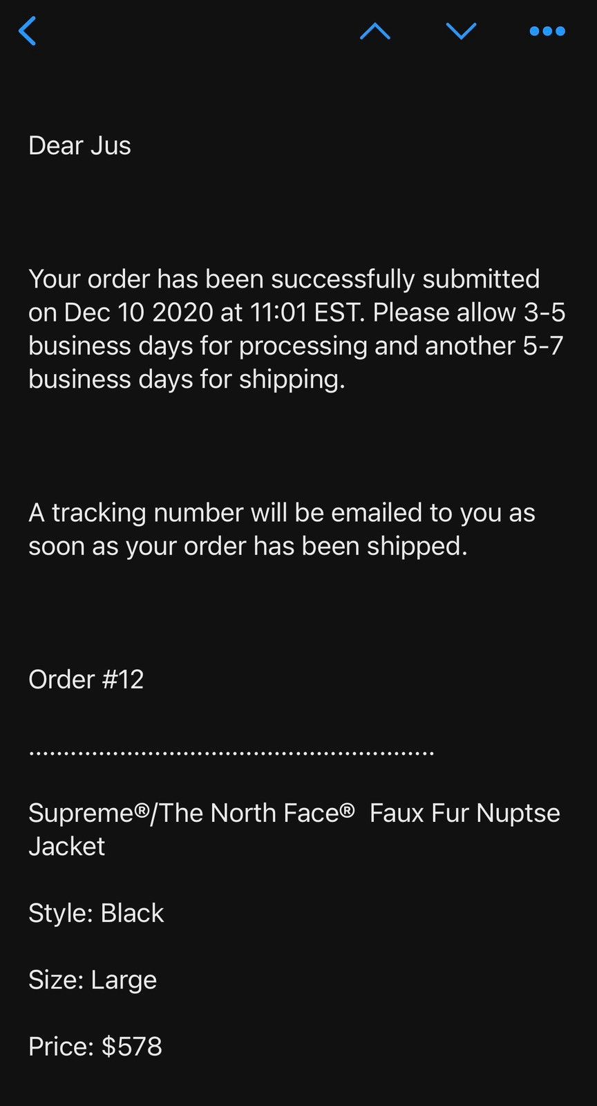 Supreme × The North Face Supreme x TNF Nuptse Faux Fur - Black FW 20 Size US L / EU 52-54 / 3 - 12 Thumbnail