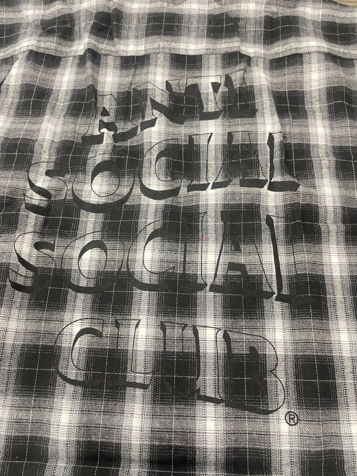 Anti Social Social Club × Designer ⚡️ ASSC Anti Social Club Overwhelming Proof Flannel 2XL ⚡️ Size US XXL / EU 58 / 5 - 3 Thumbnail