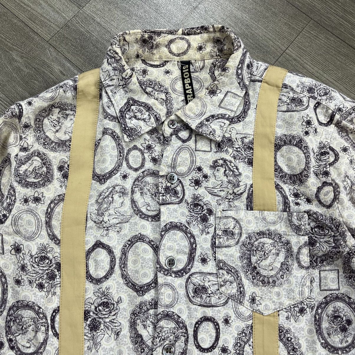 Frapbois Vintage Frapbois Issey Miyake Baroque Cameo Pattern Shirt Size US S / EU 44-46 / 1 - 3 Thumbnail