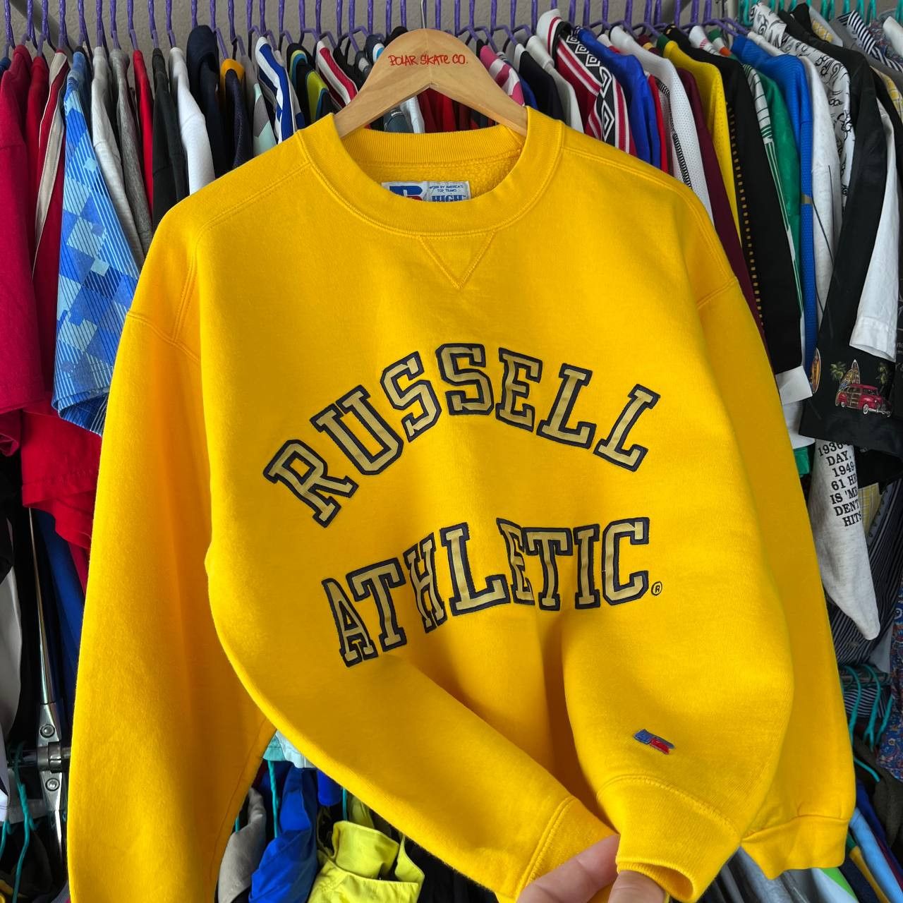 Russell Athletic 90s Russell Athletic Big Logo Baggy Relaxed Fit Sweatshirt Size US M / EU 48-50 / 2 - 2 Thumbnail