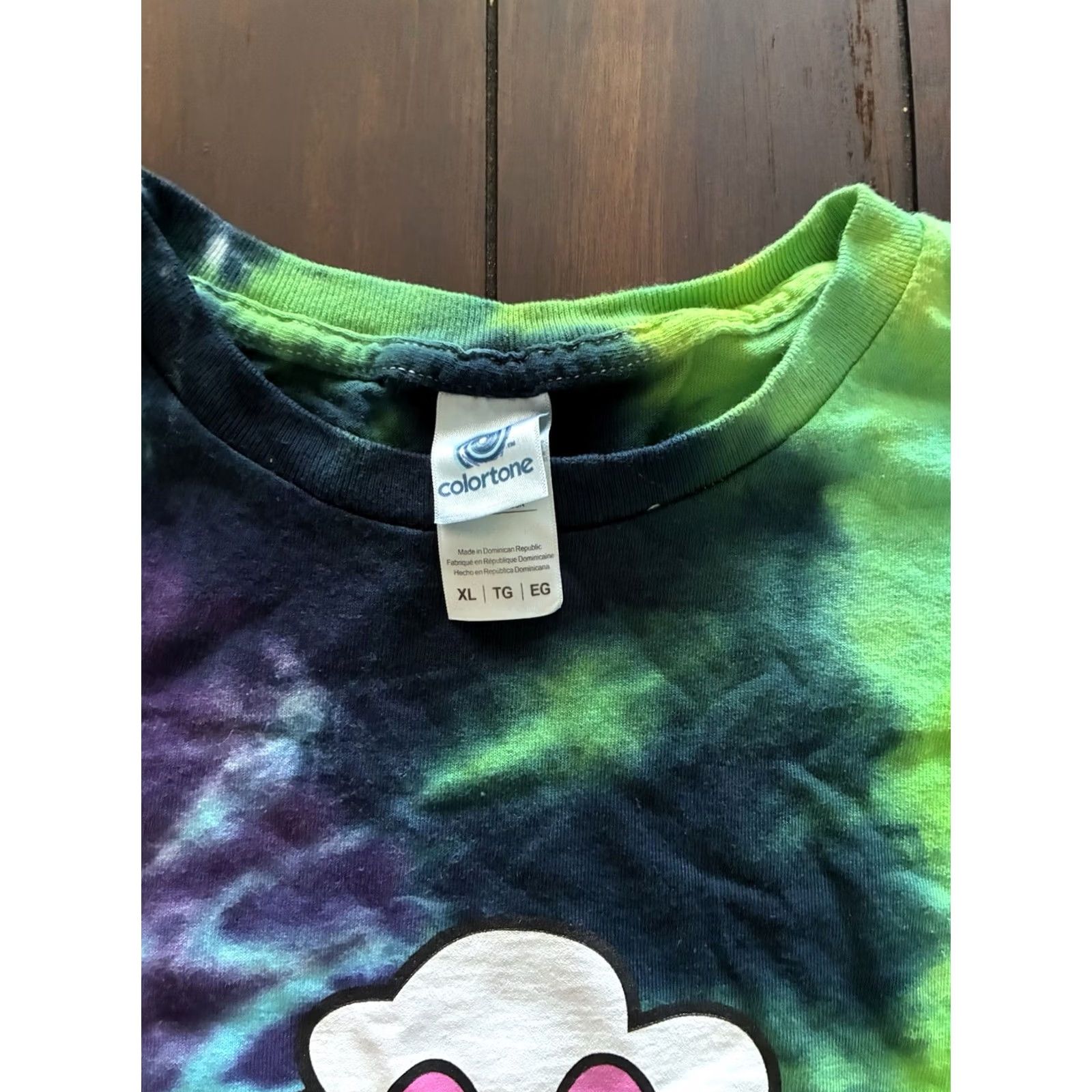 Vintage VINTAGE Smiley Cloud Shirt Tie Dye Mens XL Happy! Size US XL / EU 56 / 4 - 3 Thumbnail