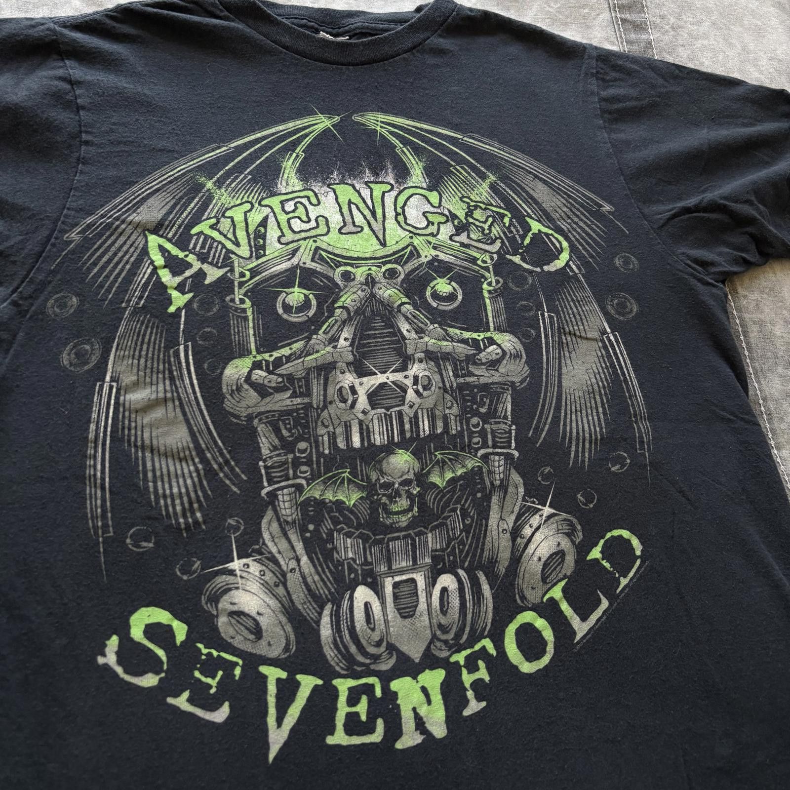 Band Tees Vintage Y2K Avenged Sevenfold Machinery Metal Band Shirt Size US S / EU 44-46 / 1 - 3 Thumbnail