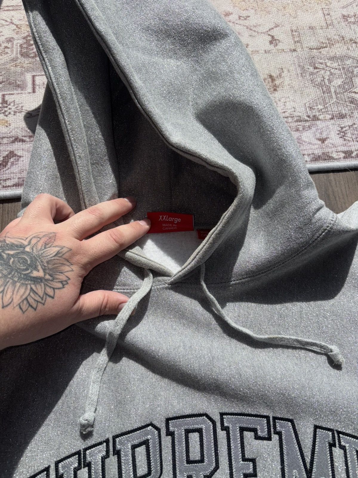 Supreme Supreme Glitter Arc Hoodie SS23 Size US XXL / EU 58 / 5 - 5 Thumbnail