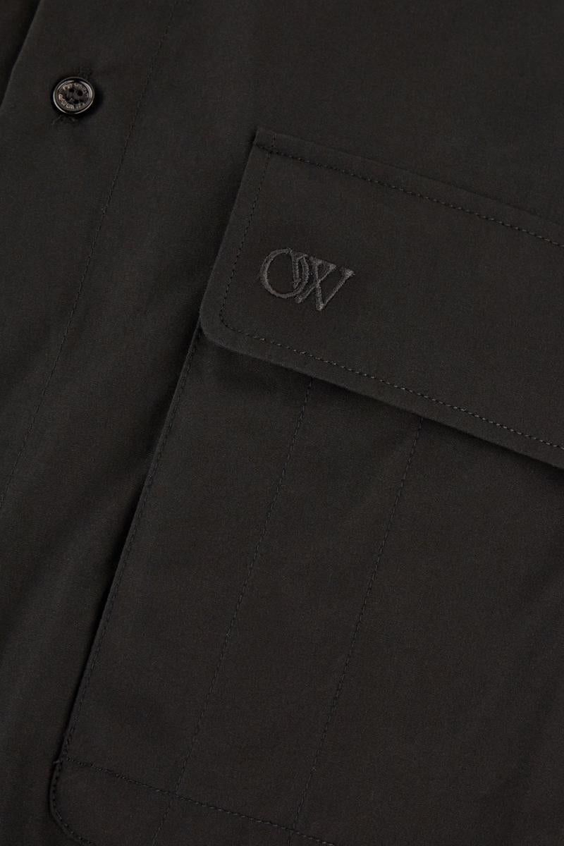 Off-White o1y0325 Logo Solid Color Shirt in Black Size US S / EU 44-46 / 1 - 2 Thumbnail