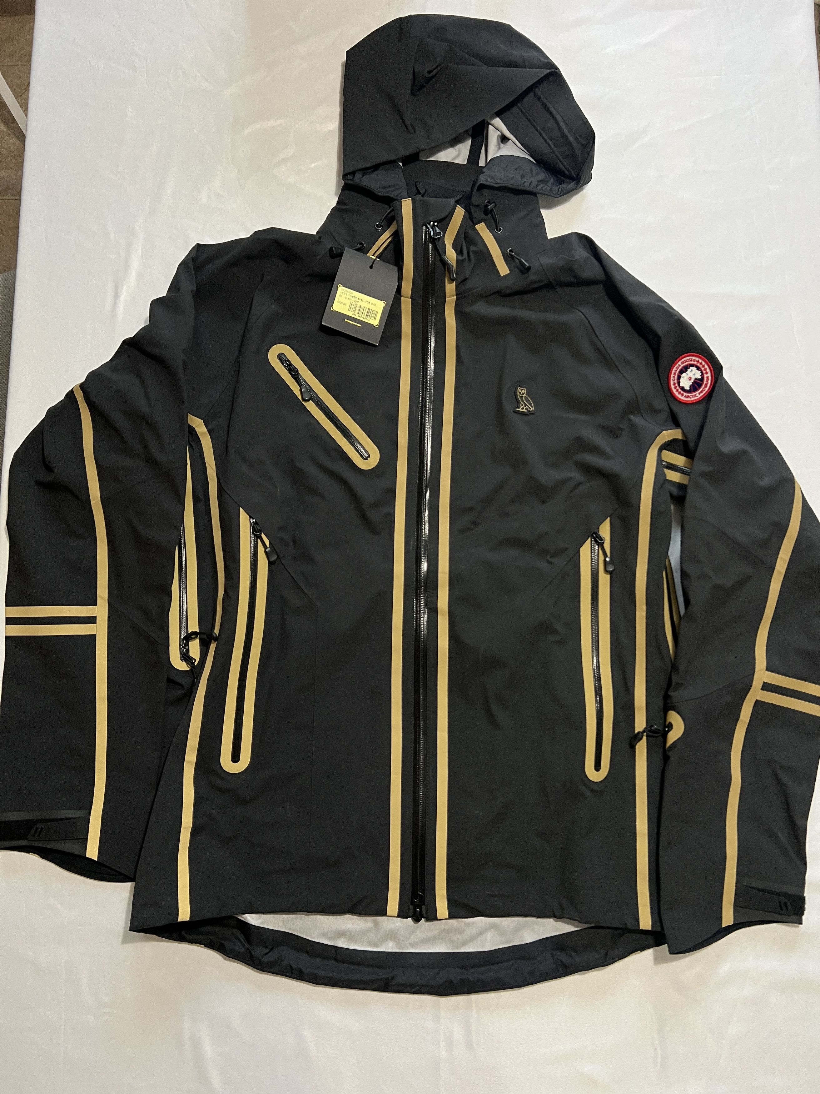 Canada Goose RARE OVO x Canada Goose Timber Shell Jacket Reflective Gold Size US L / EU 52-54 / 3 - 11 Thumbnail