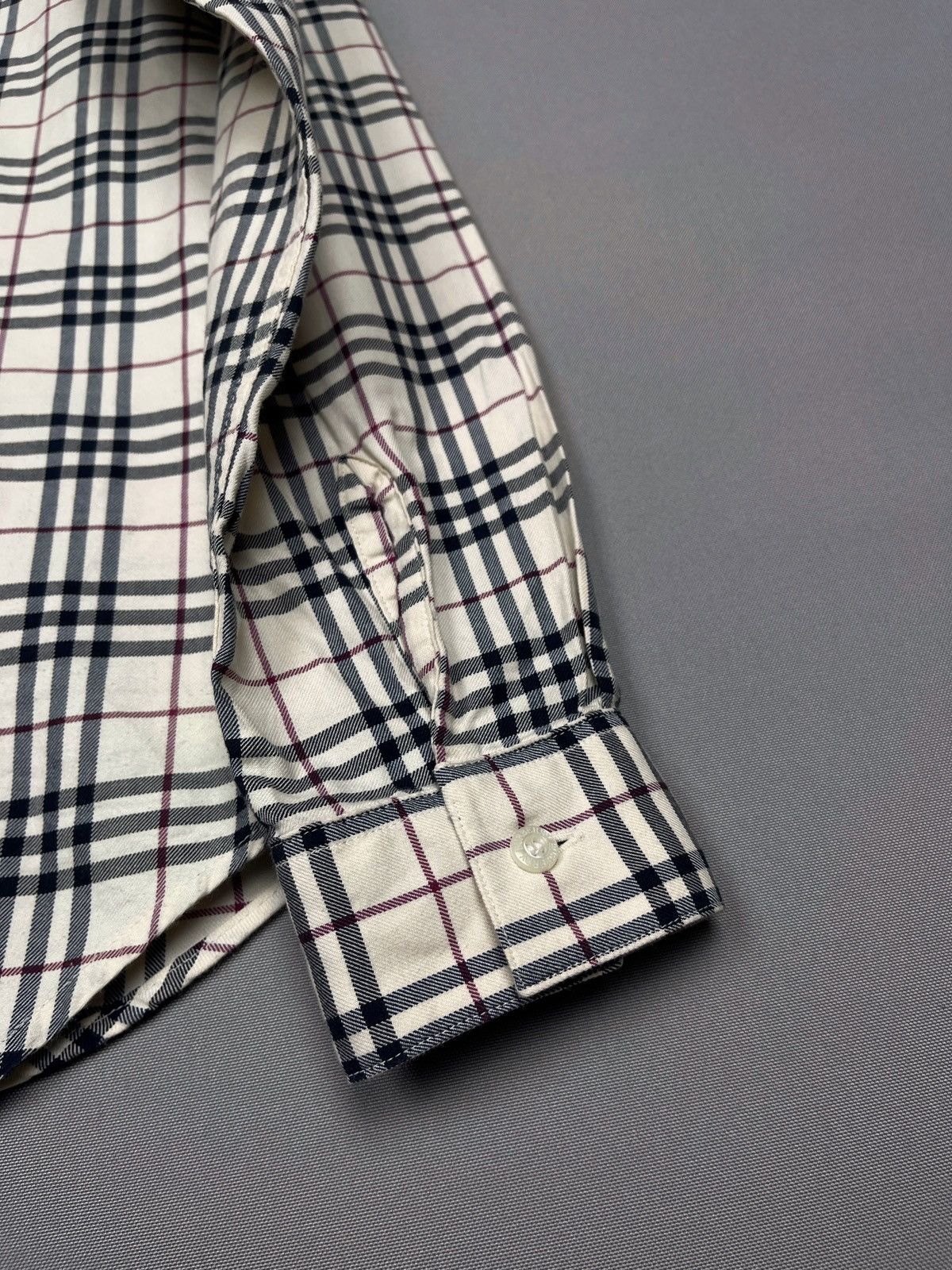Burberry × Designer BURBERRY Y2K Nova Check Shirt Size M / US 6-8 / IT 42-44 - 11 Thumbnail