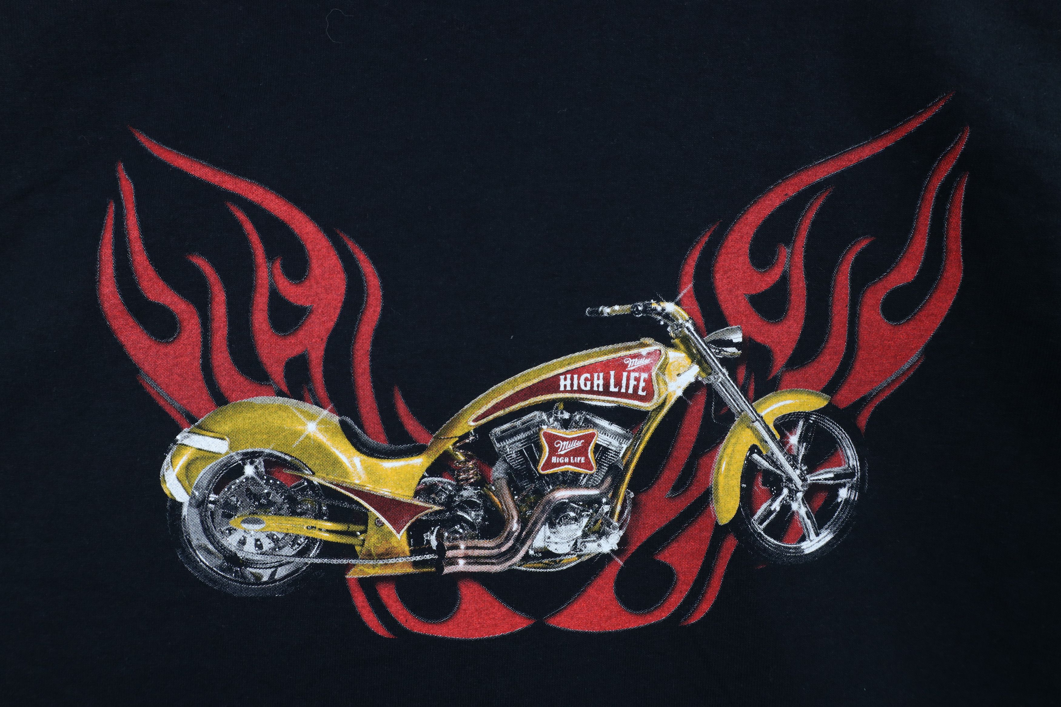 Vintage Vintage Lite Beer Motorcycle Milwaukee Pride T-Shirt Black Size US XL / EU 56 / 4 - 8 Thumbnail