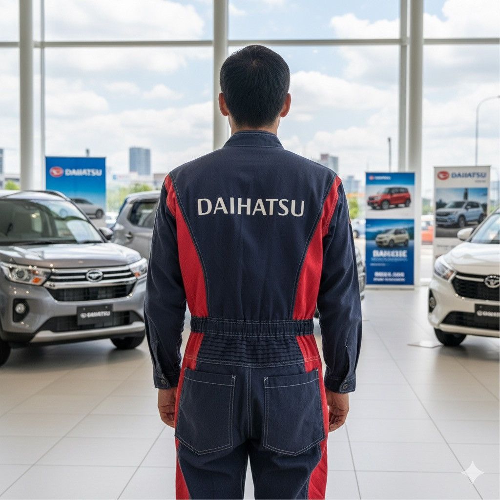 Formula 1 Rare Daihatsu Turbo R Overall Vintage Workwear OV1 Size US 30 / EU 46 - 2 Thumbnail