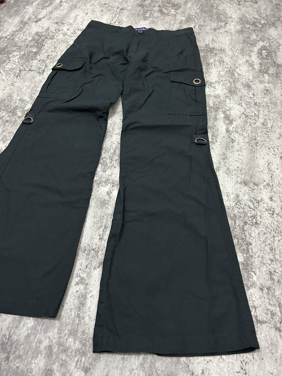 Hysteric Glamour Pas De Deux Cargo Ring Pocket Flare Pants Size US 30 / EU 46 - 3 Thumbnail