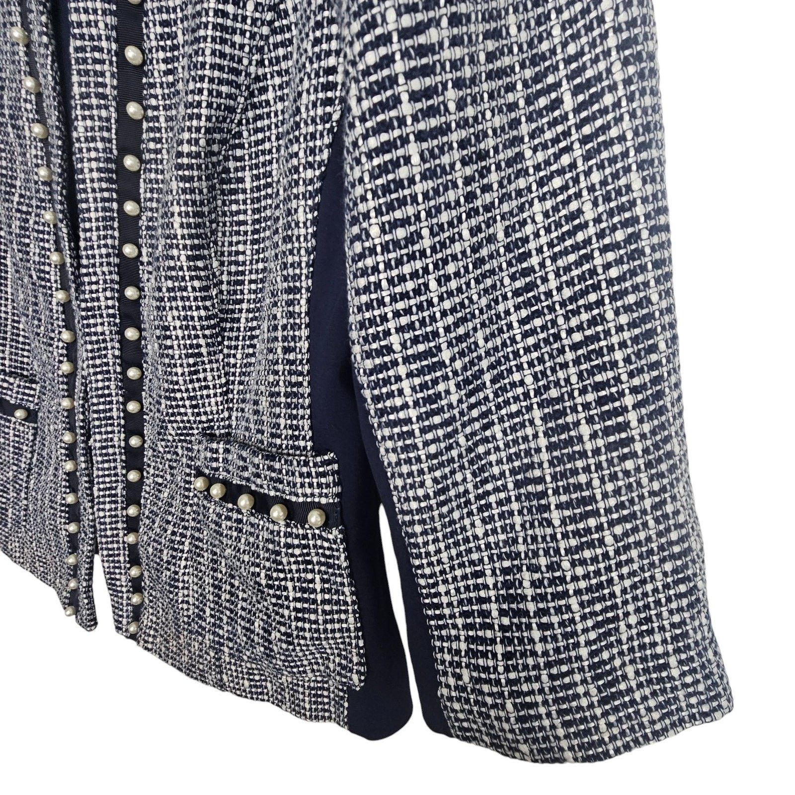 White House Black Market White House Black Market Blazer Crop Blazer Women 10 Size L / US 10 / IT 46 - 4 Thumbnail