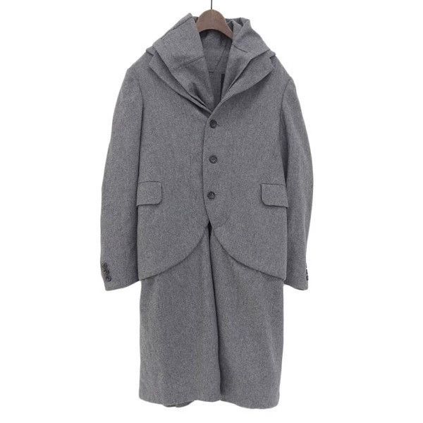 Comme des Garcons Comme Des Garcons Grey Retro Design Top Size S / US 4 / IT 40 - 1 Thumbnail