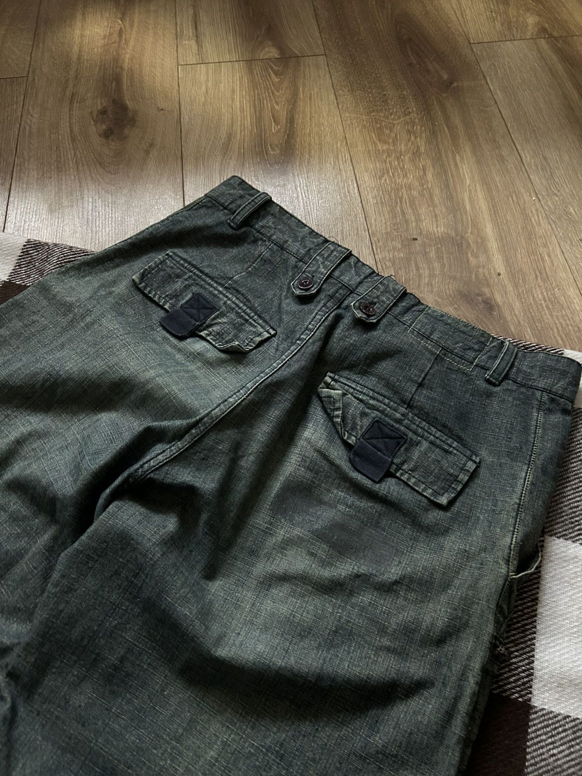 Hysteric Glamour Vintage Japanese Brand Esprit Green cargo pants mens y2k Size US 31 - 7 Thumbnail