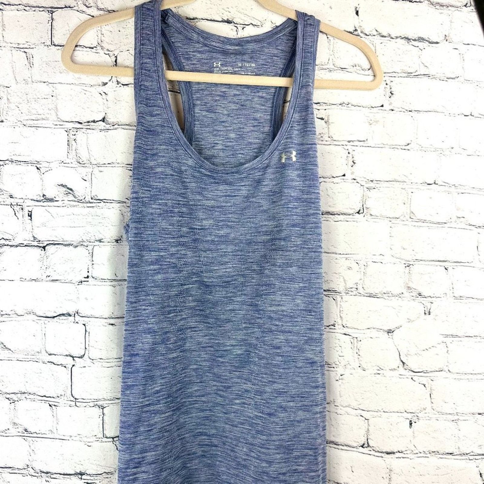 Under Armour Under Armour Loose Fit Racerback Tank Midnight Silver XL Size XL / US 12-14 / IT 48-50 - 5 Thumbnail