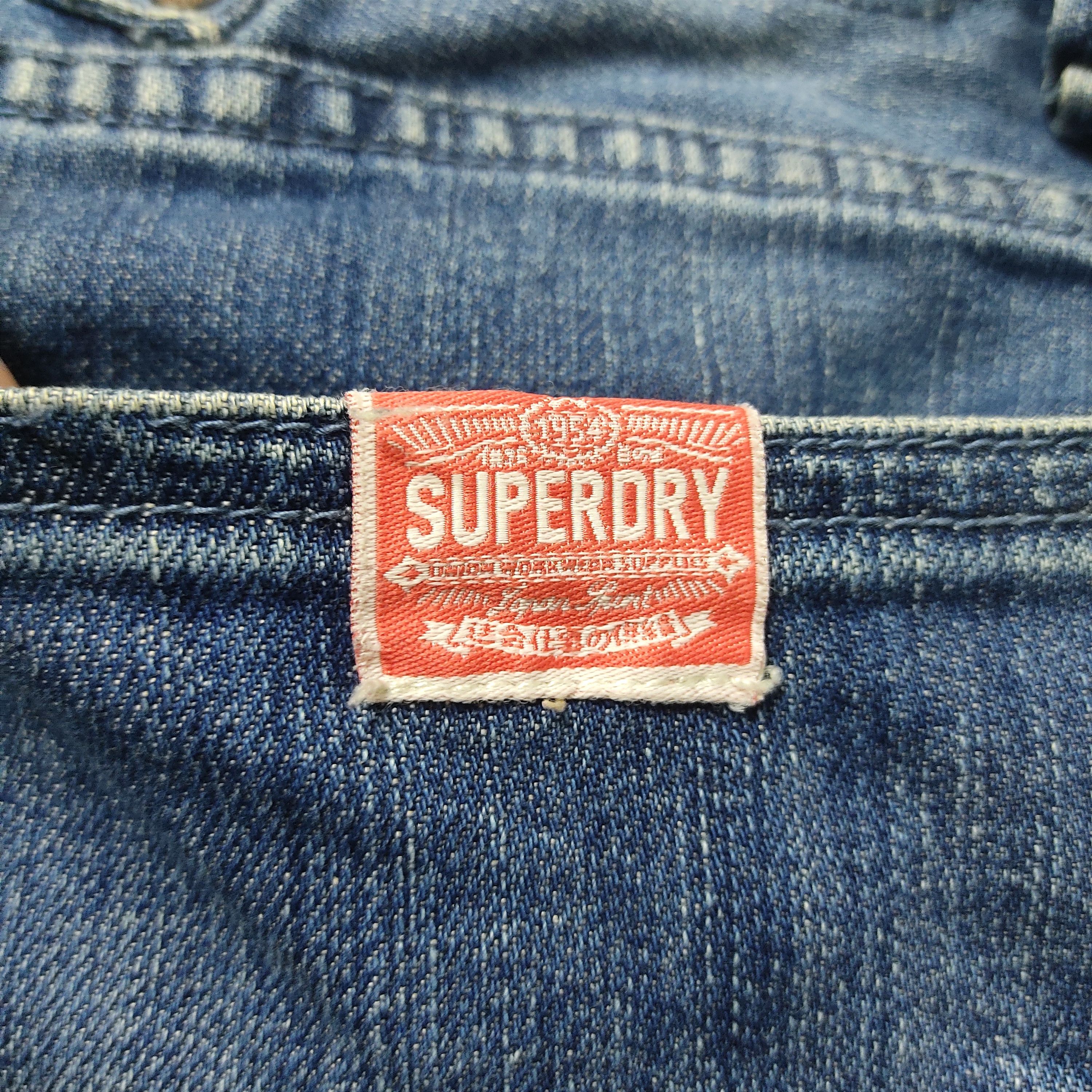 Japanese Brand × Superdry SUPERDRY Brewster Faded Denim Pants Size US 32 / EU 48 - 16 Thumbnail