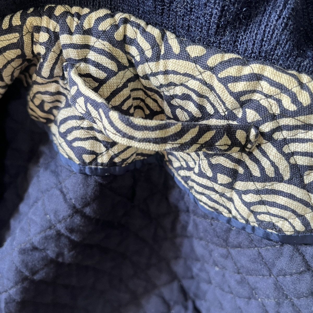 Beauty Beast × Japanese Brand × Vintage Steals Quilted Sashiko Japan Sweater Winter Size US L / EU 52-54 / 3 - 13 Thumbnail