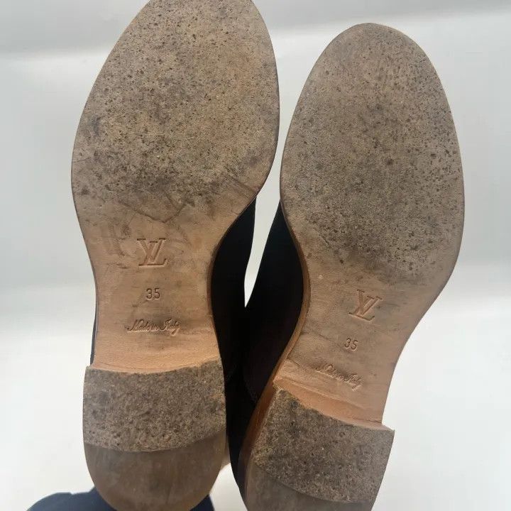 Louis Vuitton Louis Vuitton Women's Stylish Round-Toe Short Boots -2508 Size US 5 / IT 35 - 2 Thumbnail