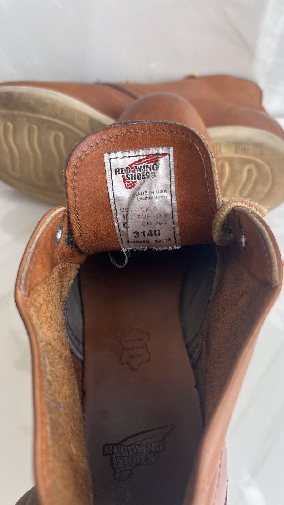 Red Wing Red wing #3140 Heritage work chukka brown leather boot Sz 10 Size US 10 / EU 43 - 10 Thumbnail
