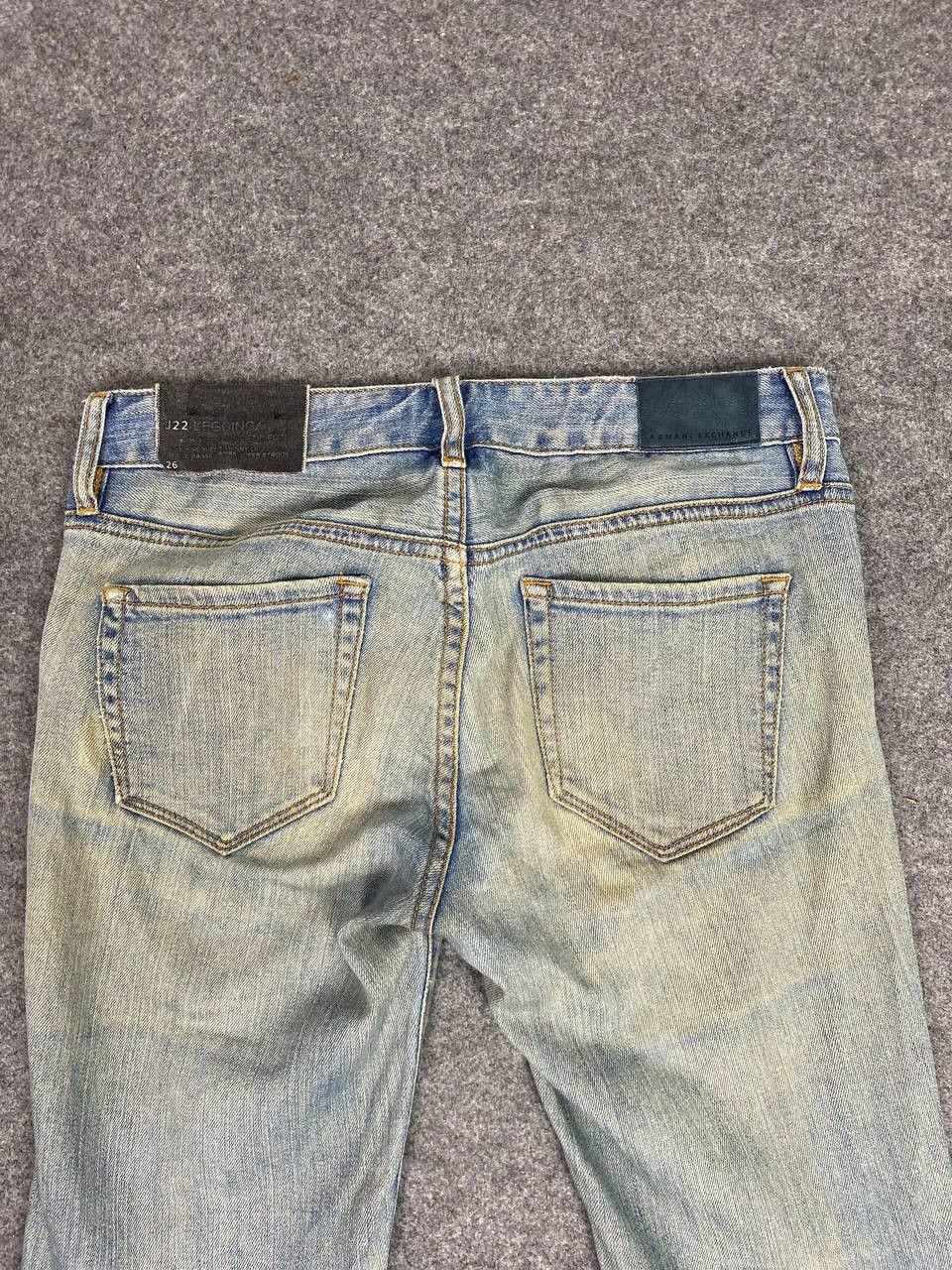 Armani armani exchange legging distressed denim Size 30" / US 8 / IT 44 - 4 Thumbnail