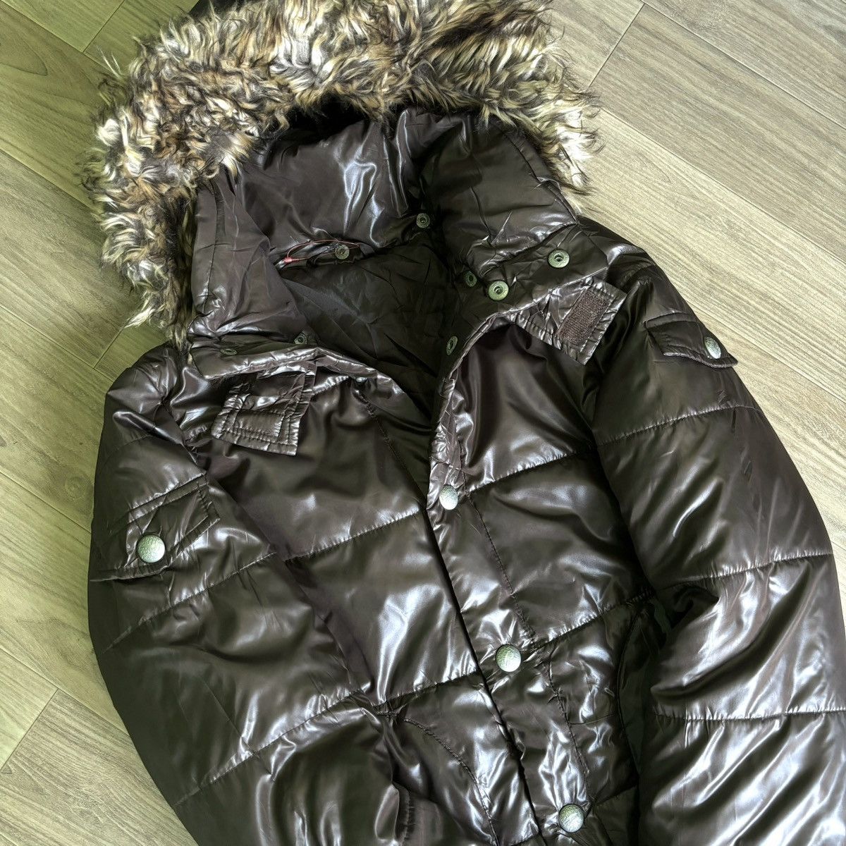 14th Addiction × If Six Was Nine × Le Grande Bleu (L.G.B.) Ifsixwasnine LGB Style fur jacket down puffer vintage Y2K Size US M / EU 48-50 / 2 - 7 Thumbnail
