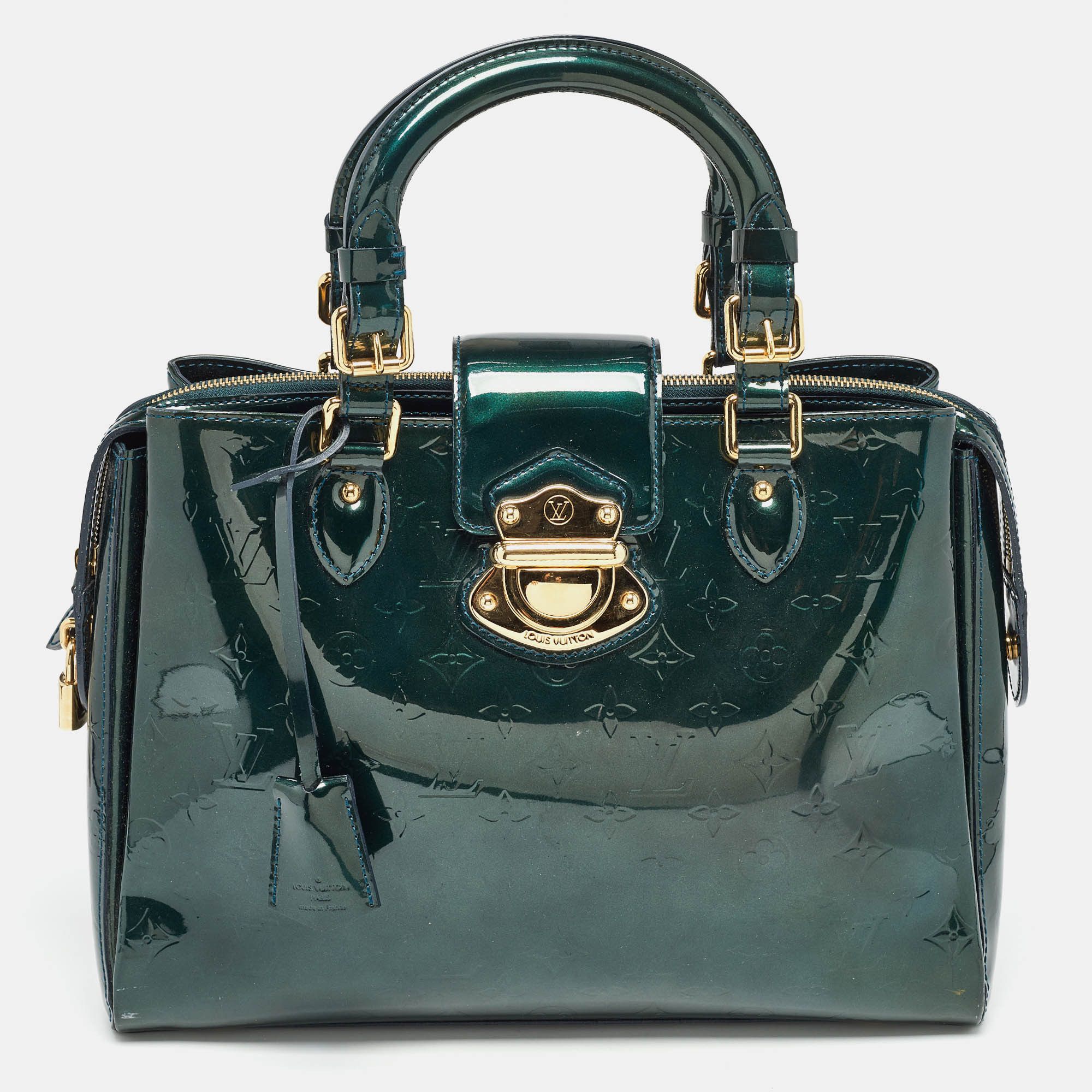 image of Louis Vuitton Green Monogram Vernis Melrose Avenue Bag, Women's