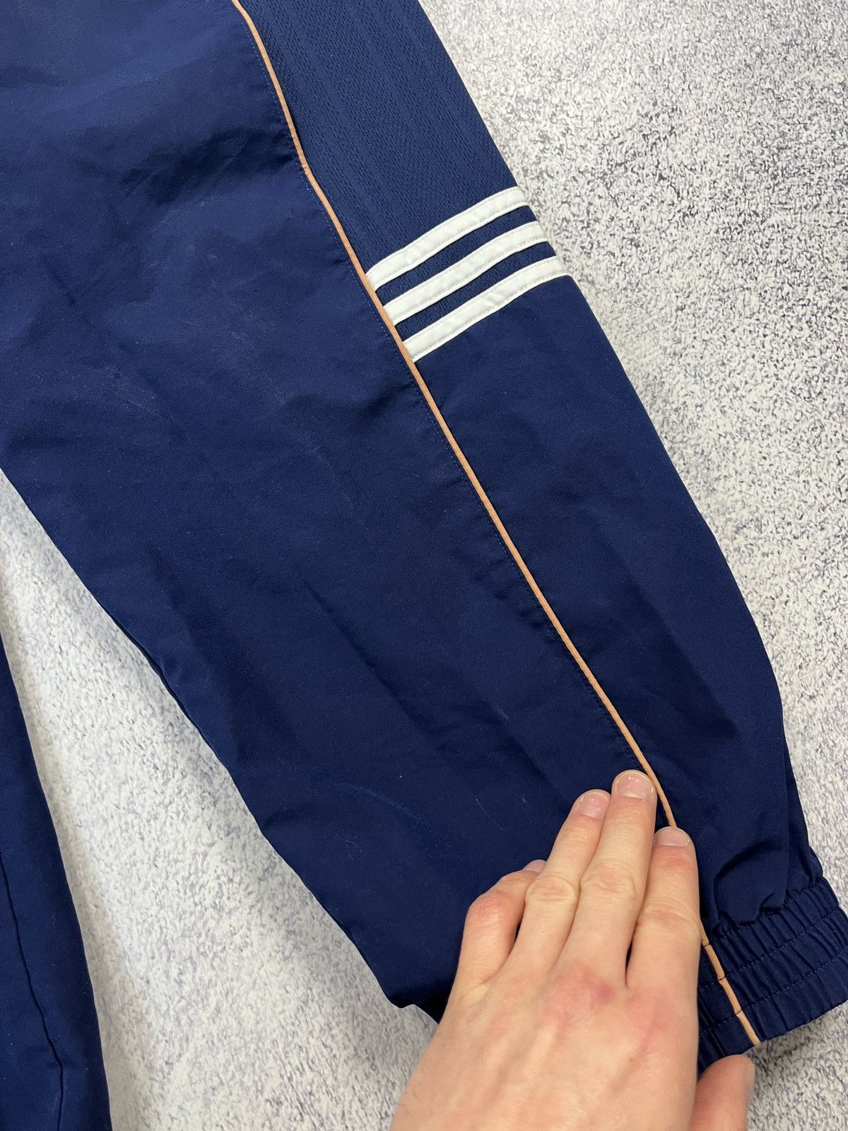 Adidas × Vintage Vintage Adidas Tottenham Nylon Drill Track Pants Rare 90’s Size US 34 / EU 50 - 12 Thumbnail