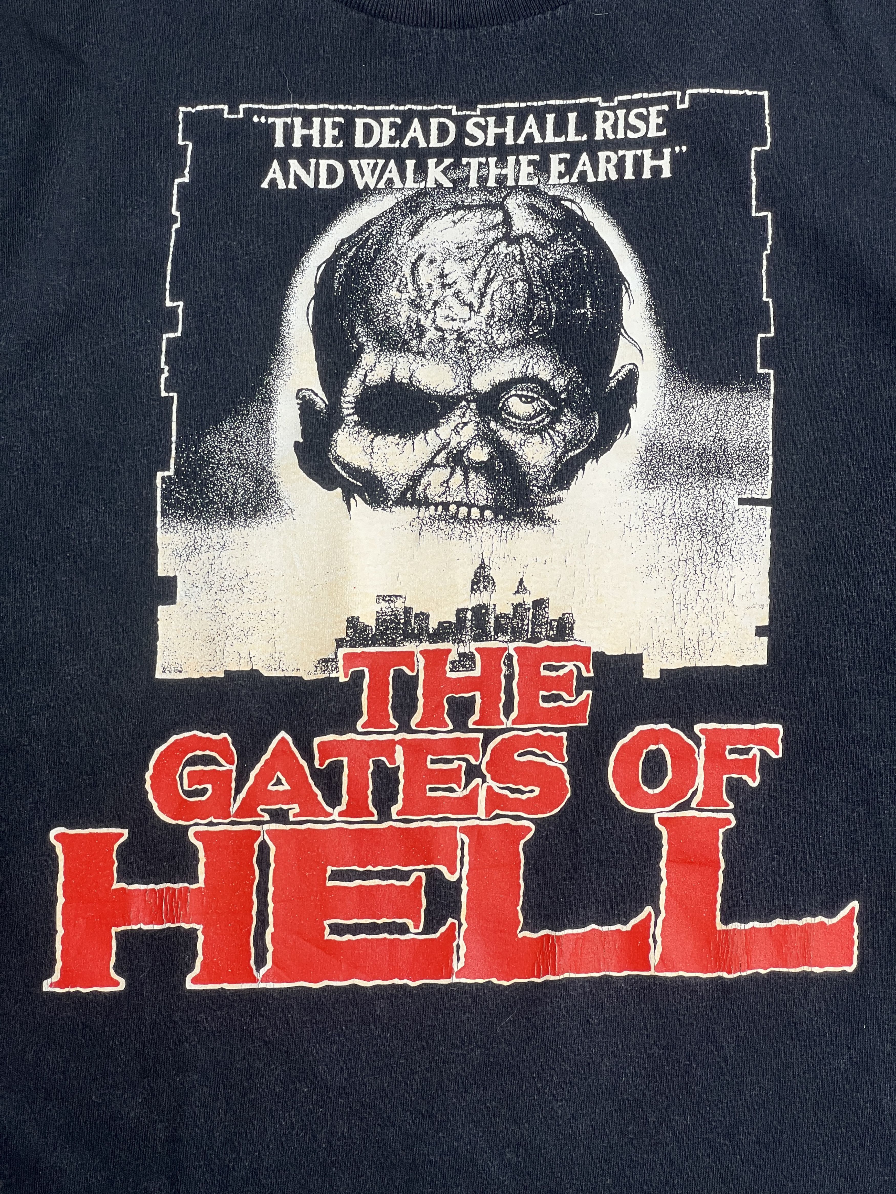 Vintage VTG City of the Living Dead Lucio Fulci Movie T (M) GTME632 Size US M / EU 48-50 / 2 - 2 Thumbnail