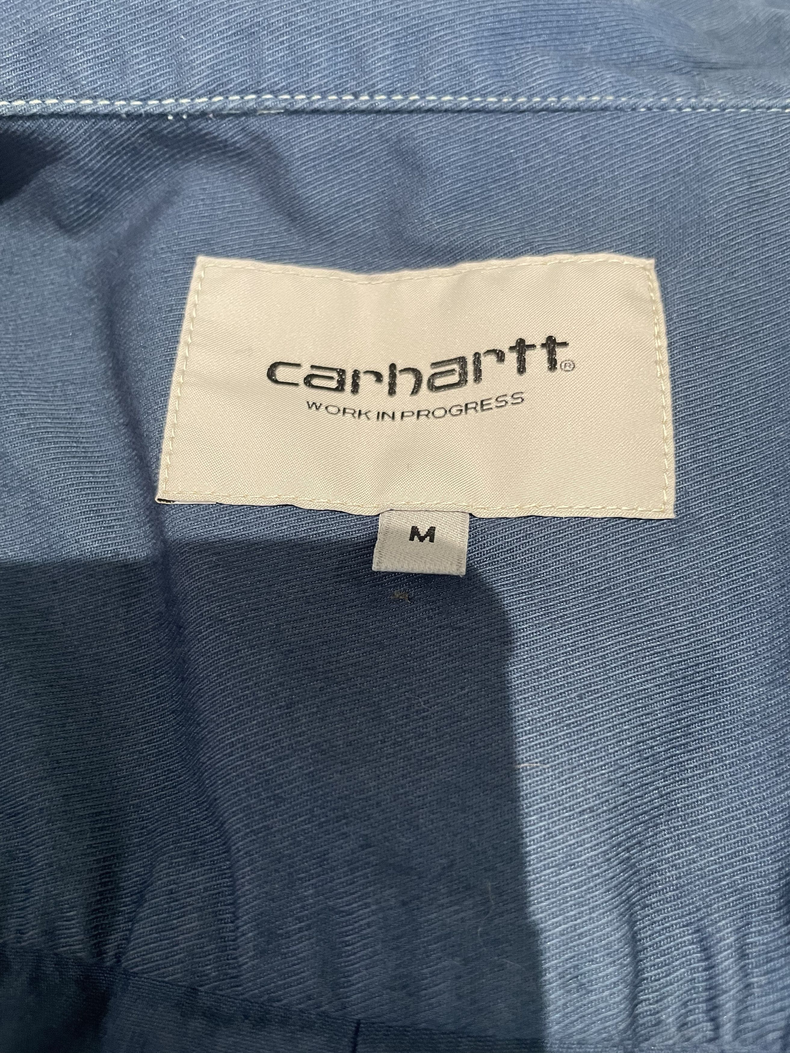 Carhartt Carhartt WIP Short Sleeve Master Shirt - Navy Blue - Size M Size US M / EU 48-50 / 2 - 14 Thumbnail
