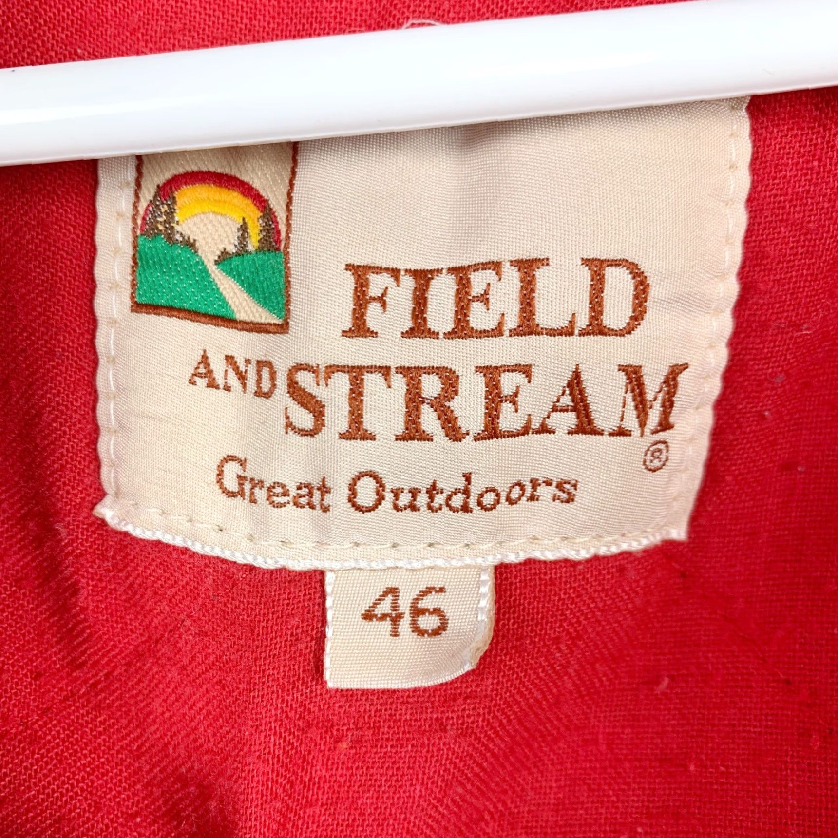 Greats VINTAGE Field & Stream Coat Mens 46 Green Cotton Full Zip Chore Work Jacket Size US S / EU 44-46 / 1 - 6 Thumbnail