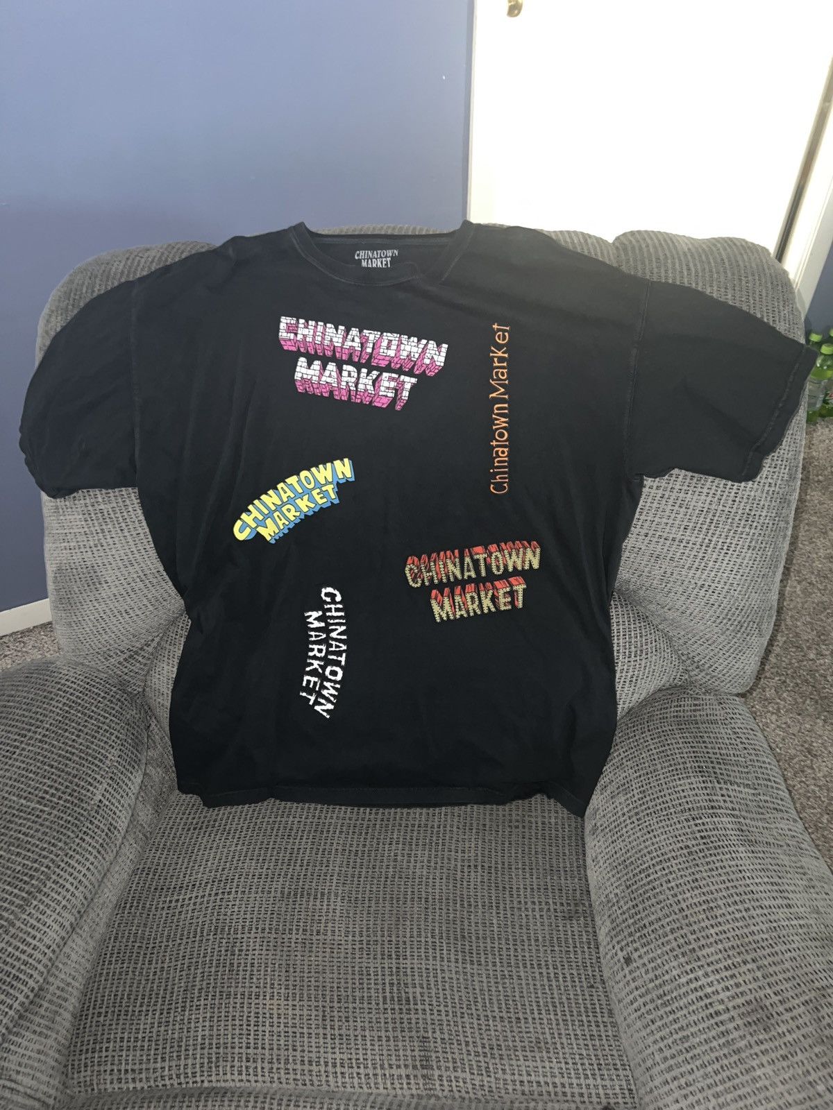 Market Chinatown Market Multi Logo Tee Size US XL / EU 56 / 4 - 1 Thumbnail
