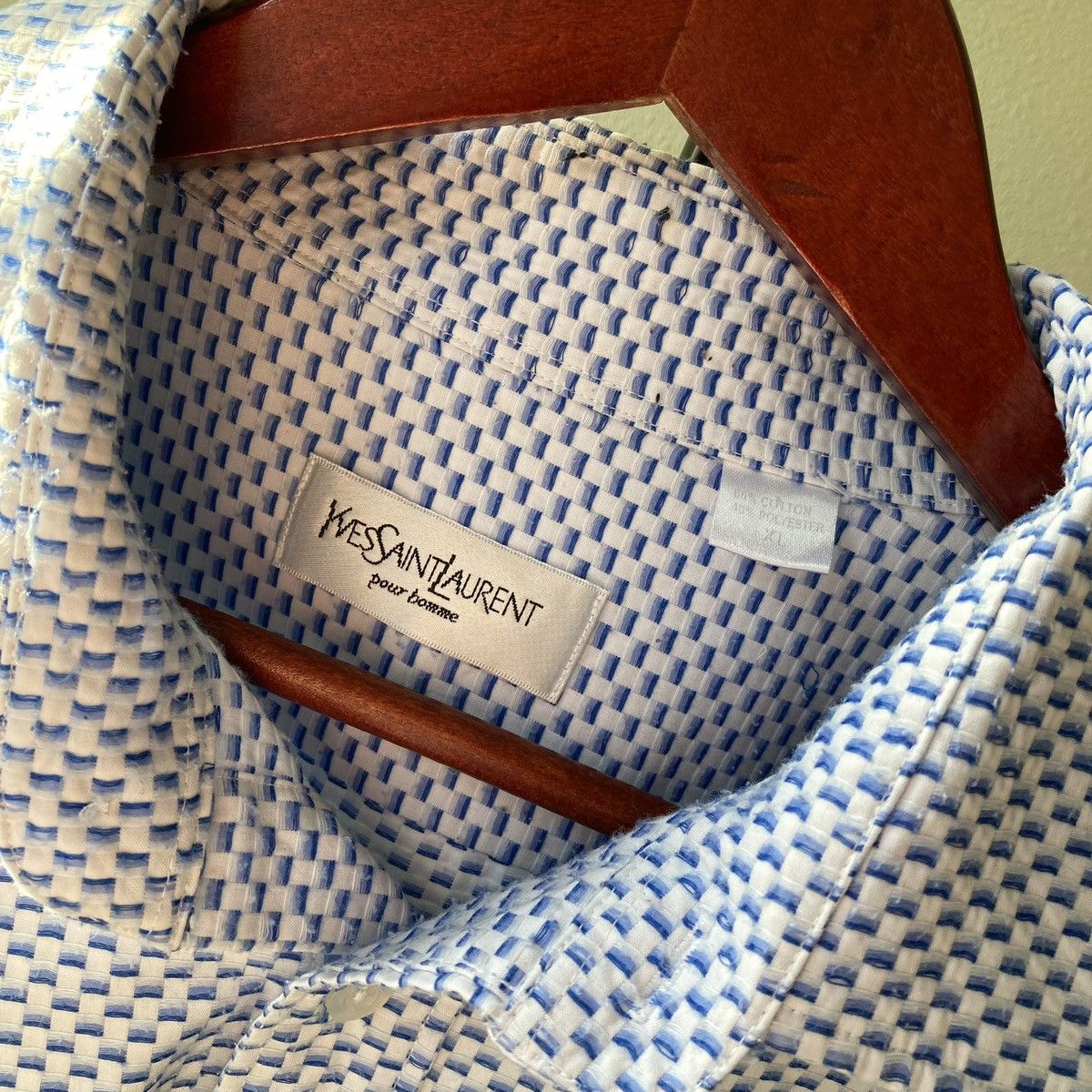 Yves Saint Laurent Yves Saint Laurent Shirts Double Sleeve Button Heavy Cotton Size US XL / EU 56 / 4 - 3 Thumbnail