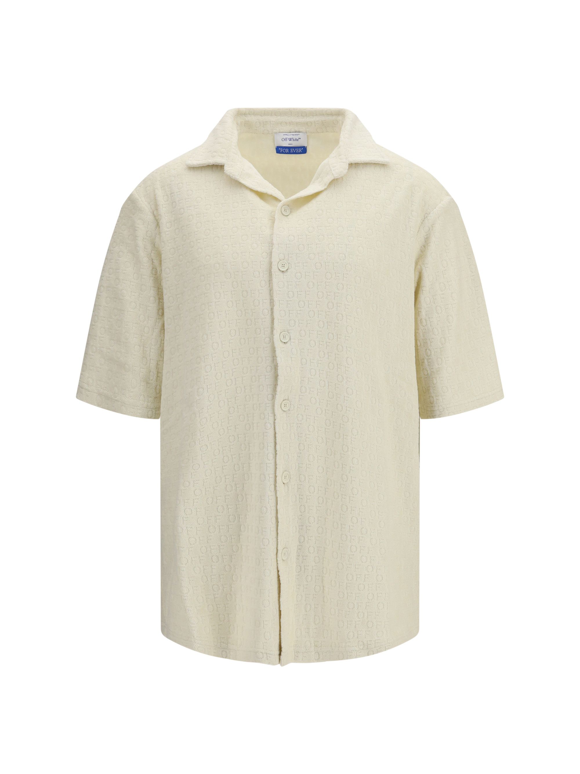 Off-White Off Terry Bowling Shirt Size US M / EU 48-50 / 2 - 1 Thumbnail