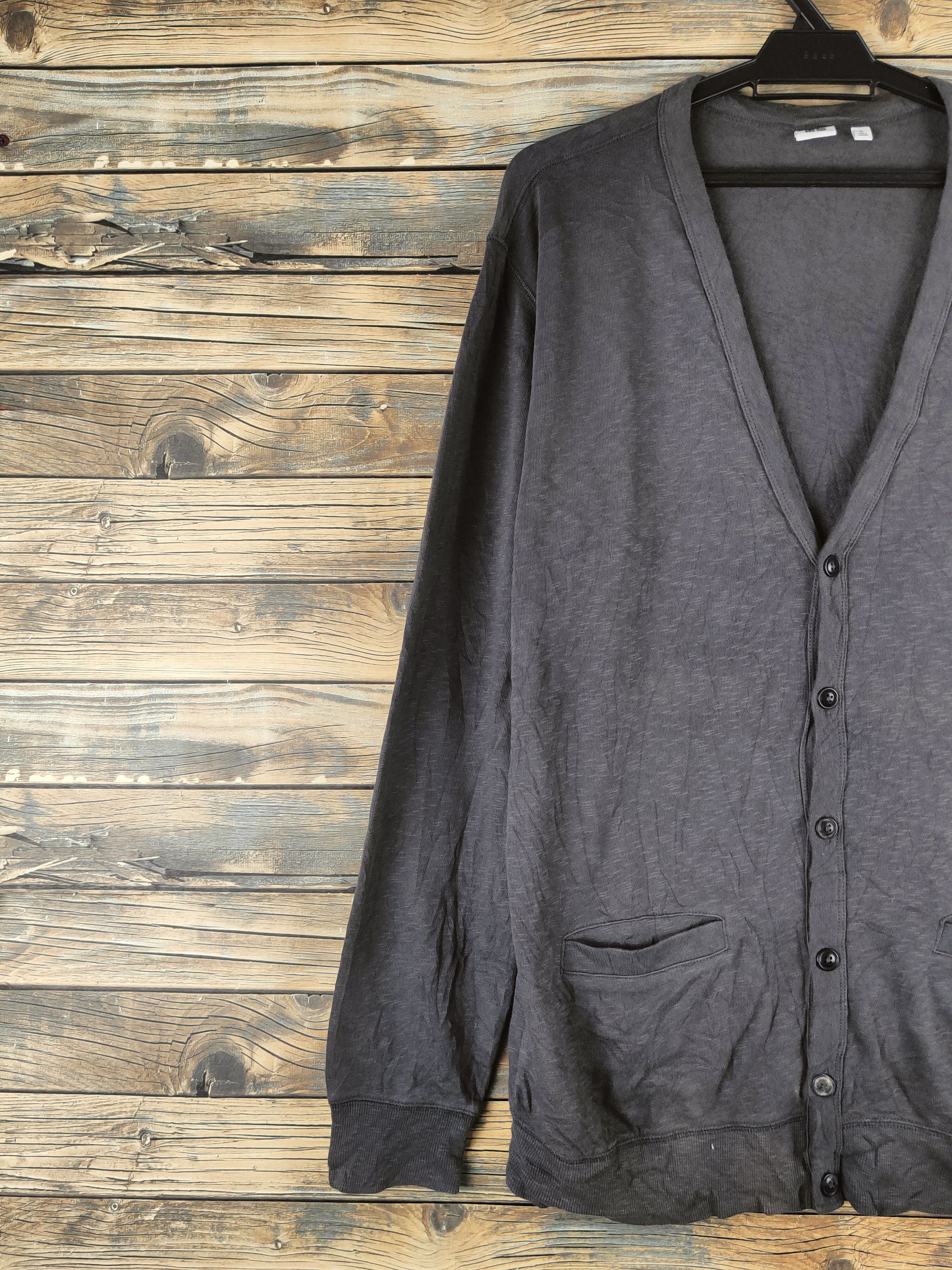 Uniqlo Dark Gray Faded Cardigans