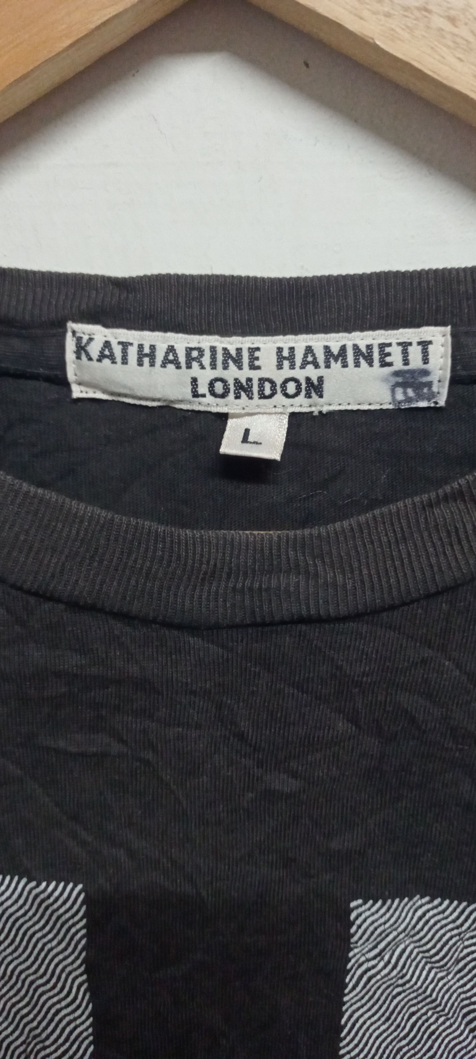 Katharine Hamnett London Vintage Katharine Hamnett London T-Shirt Size US L / EU 52-54 / 3 - 3 Thumbnail